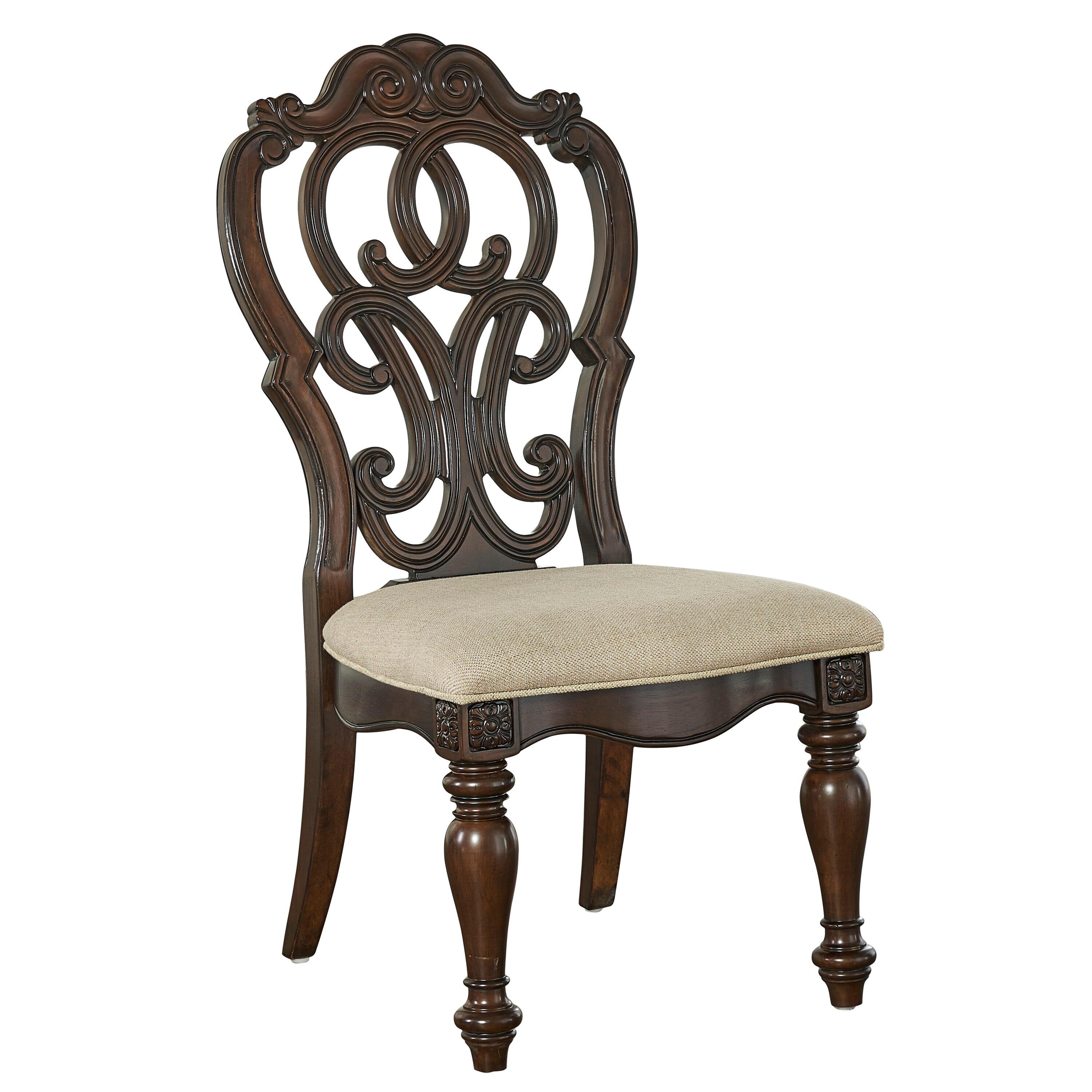 Steve Silver Royale Pecan Brown Side Chair