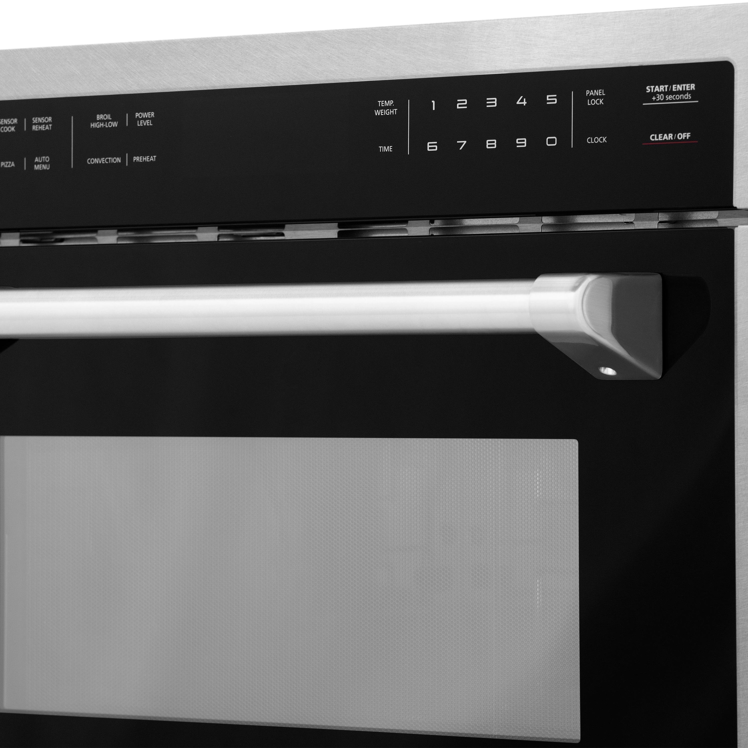 ZLINE 24" 1.6 cu ft. Built-in Convection Microwave Oven with Speed and Sensor Cooking