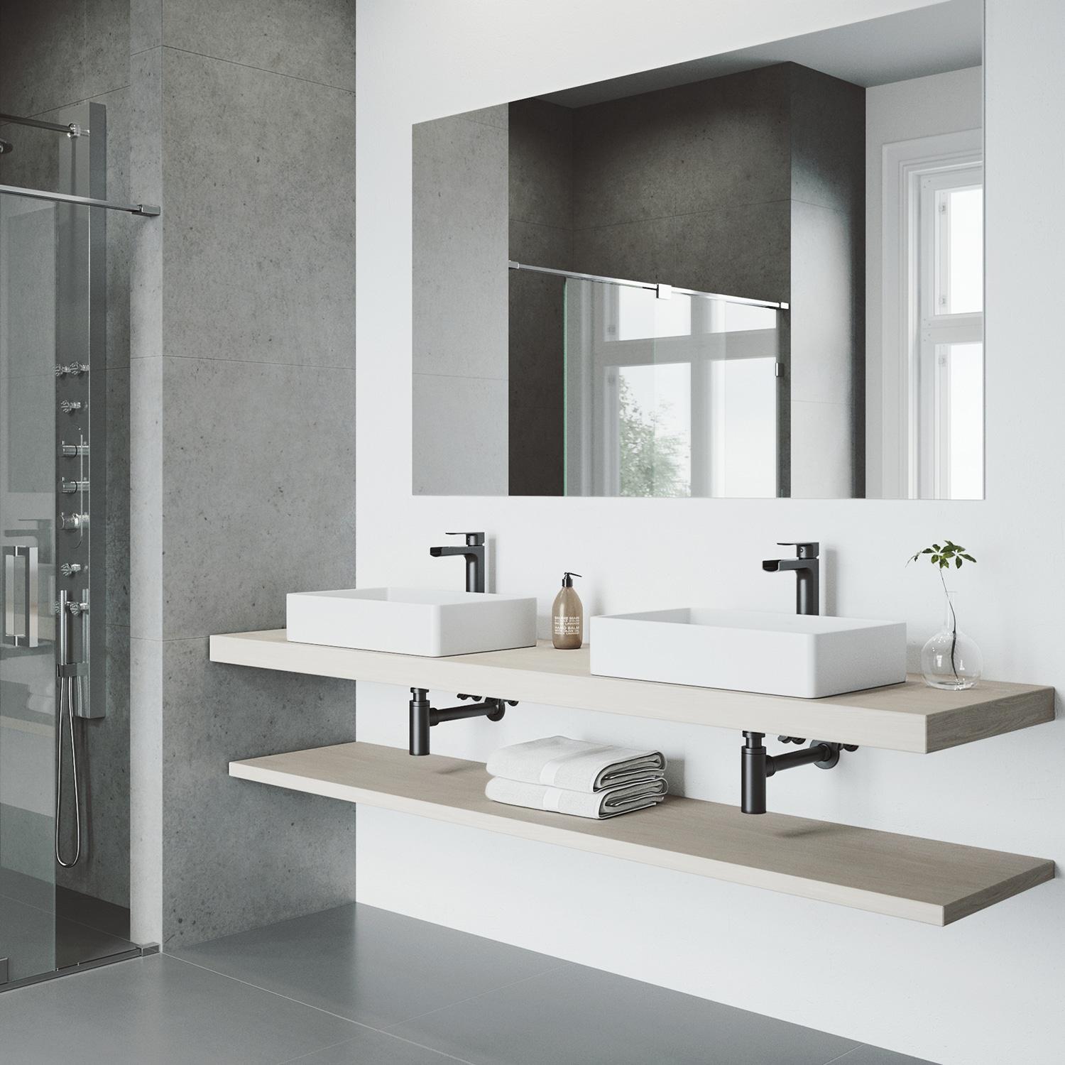 Amada Single Handle Vessel Sink Bathroom Faucet