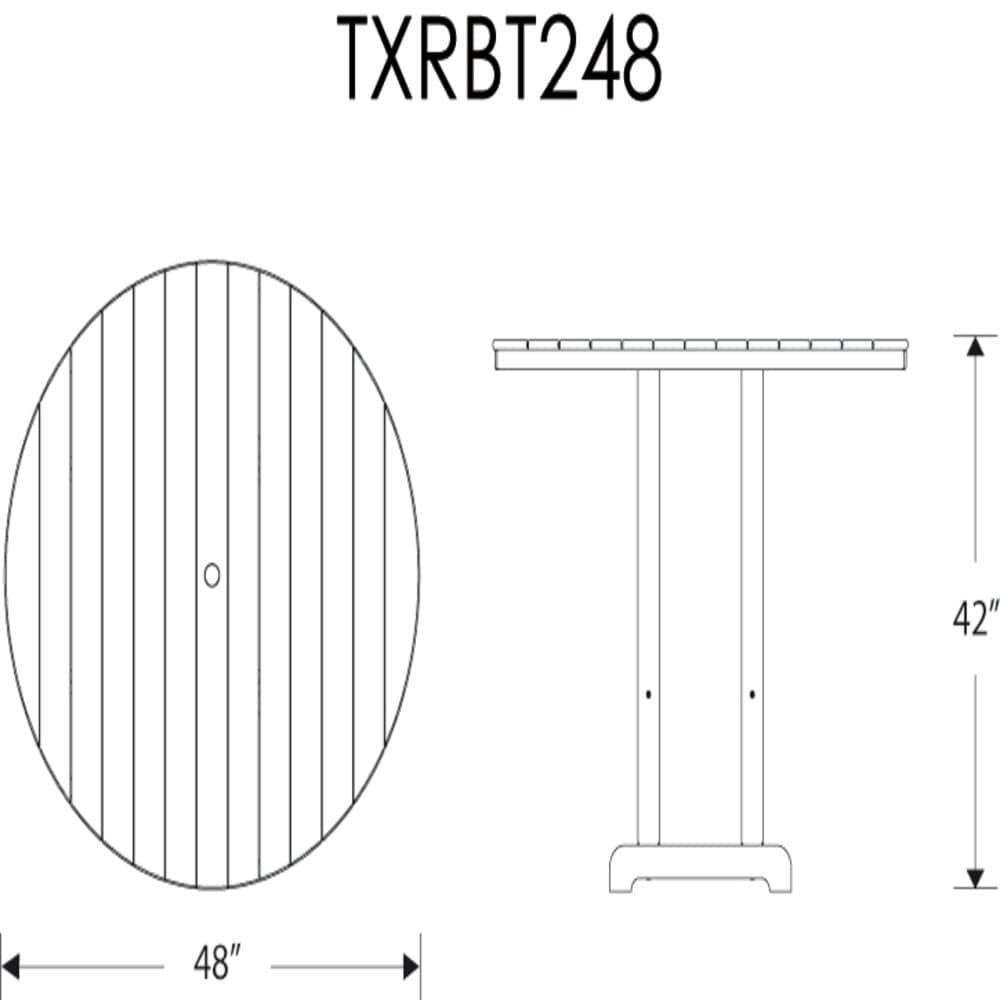 Monterey Bay Round Bar Table