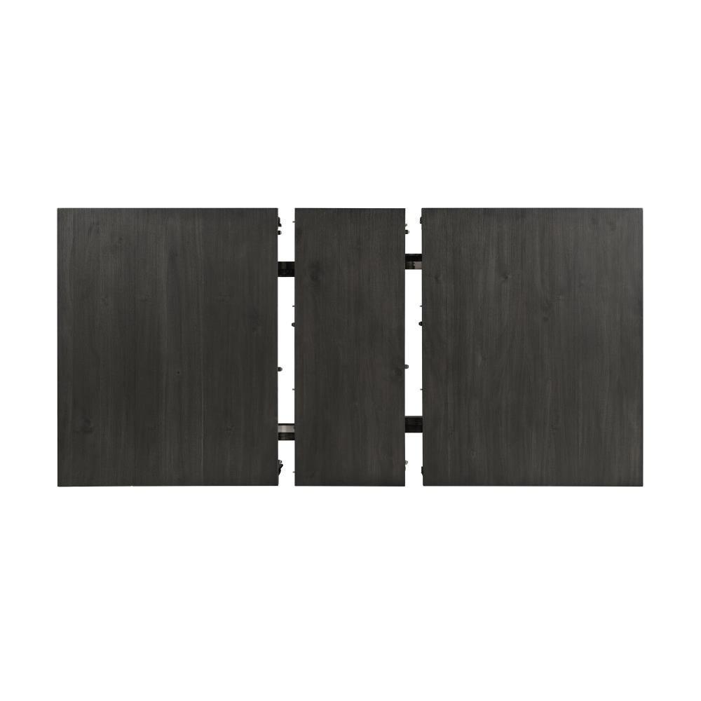Jamison Two-Tone Extendable Dining Table with Storage White - Picket House Furnishings: Modern Rectangular Kitchen Table, Seats 4-6