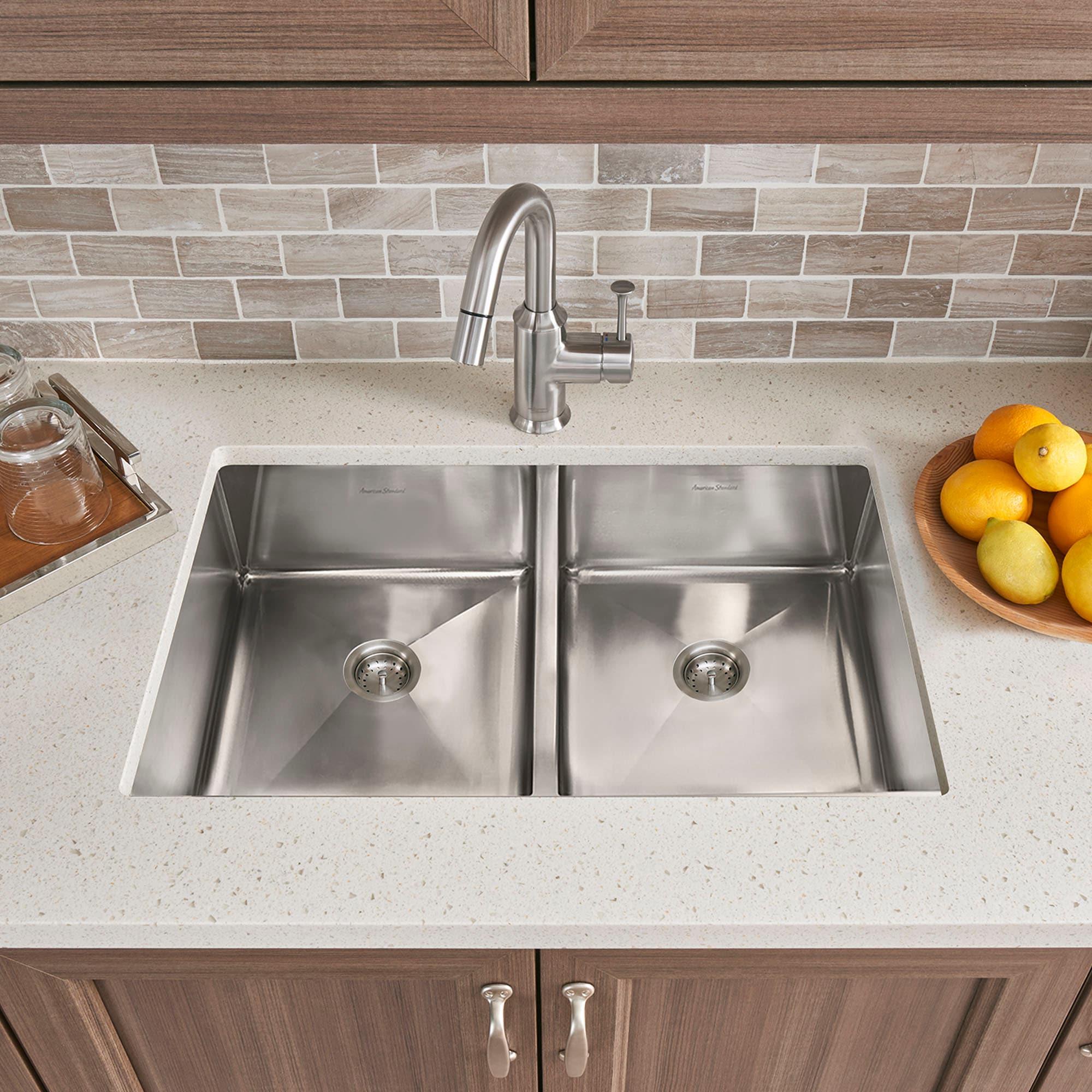 Stainless Steel Double Bowl Undermount Kitchen Sink