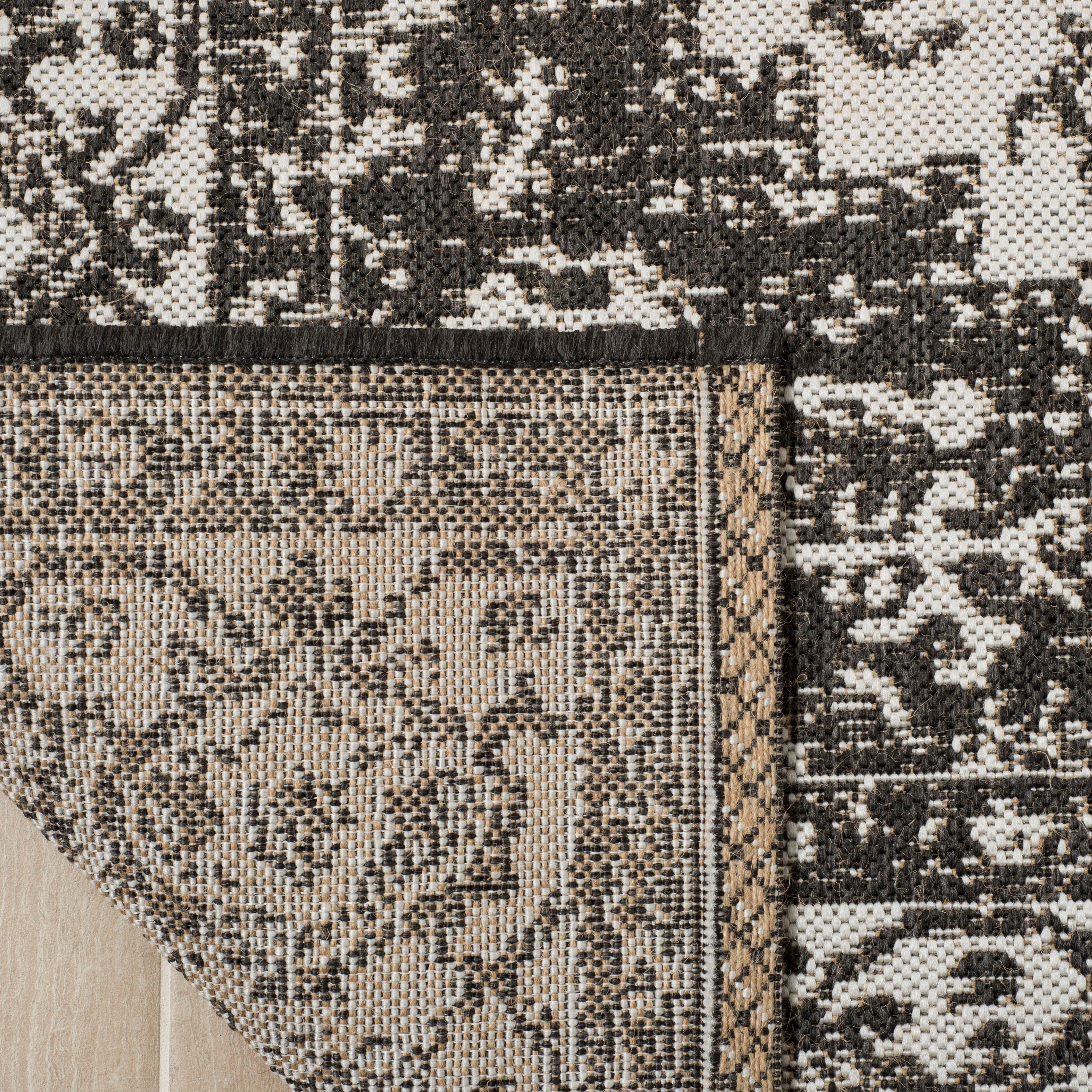 SAFAVIEH Linden Andreas Traditional Area Rug, Light Grey/Charcoal, 8' x 10'