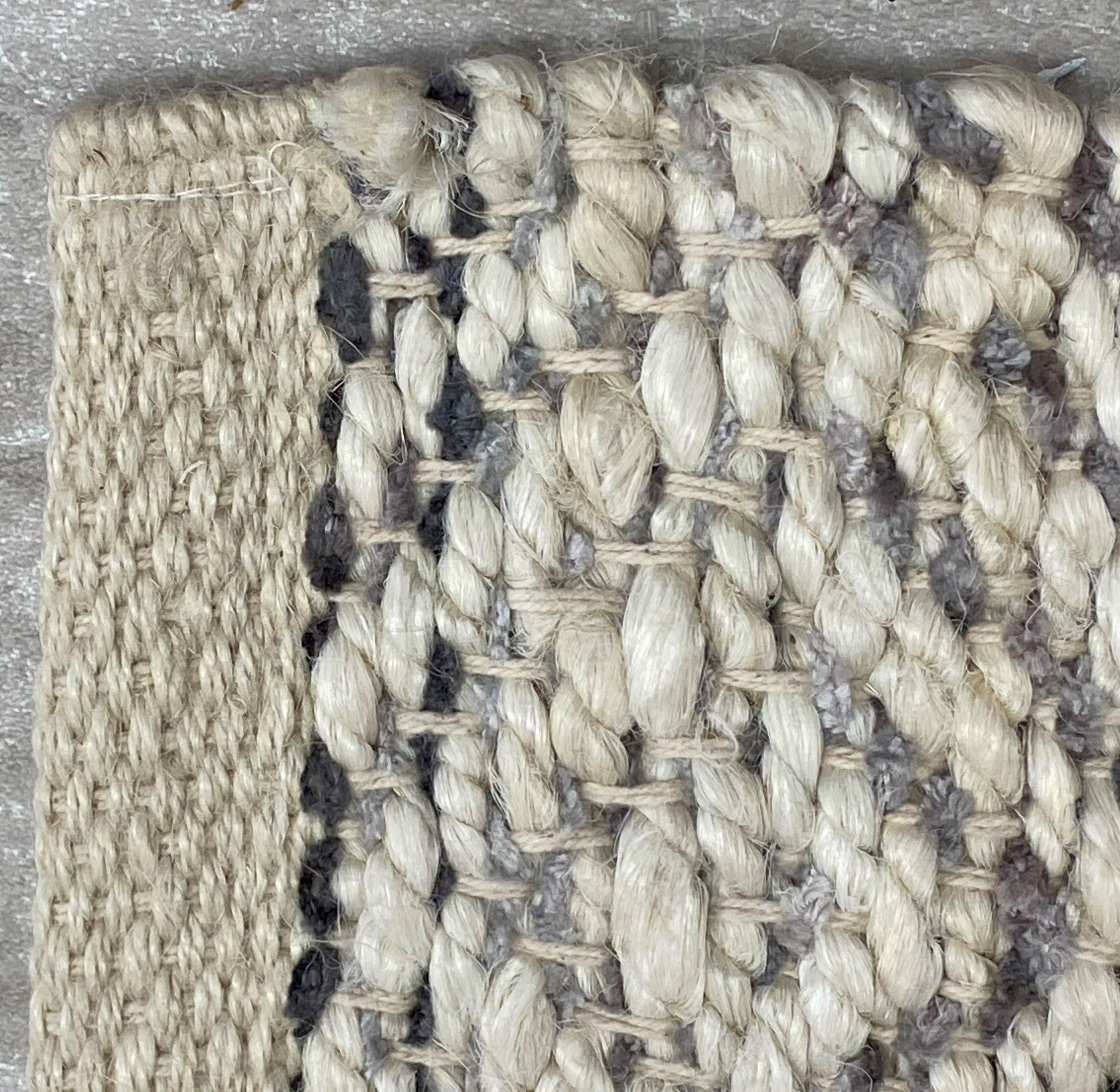 LR Home Clio 2' x 5' Tan/Gray Geometric Jute Blend Adult Indoor Area Runner Rug