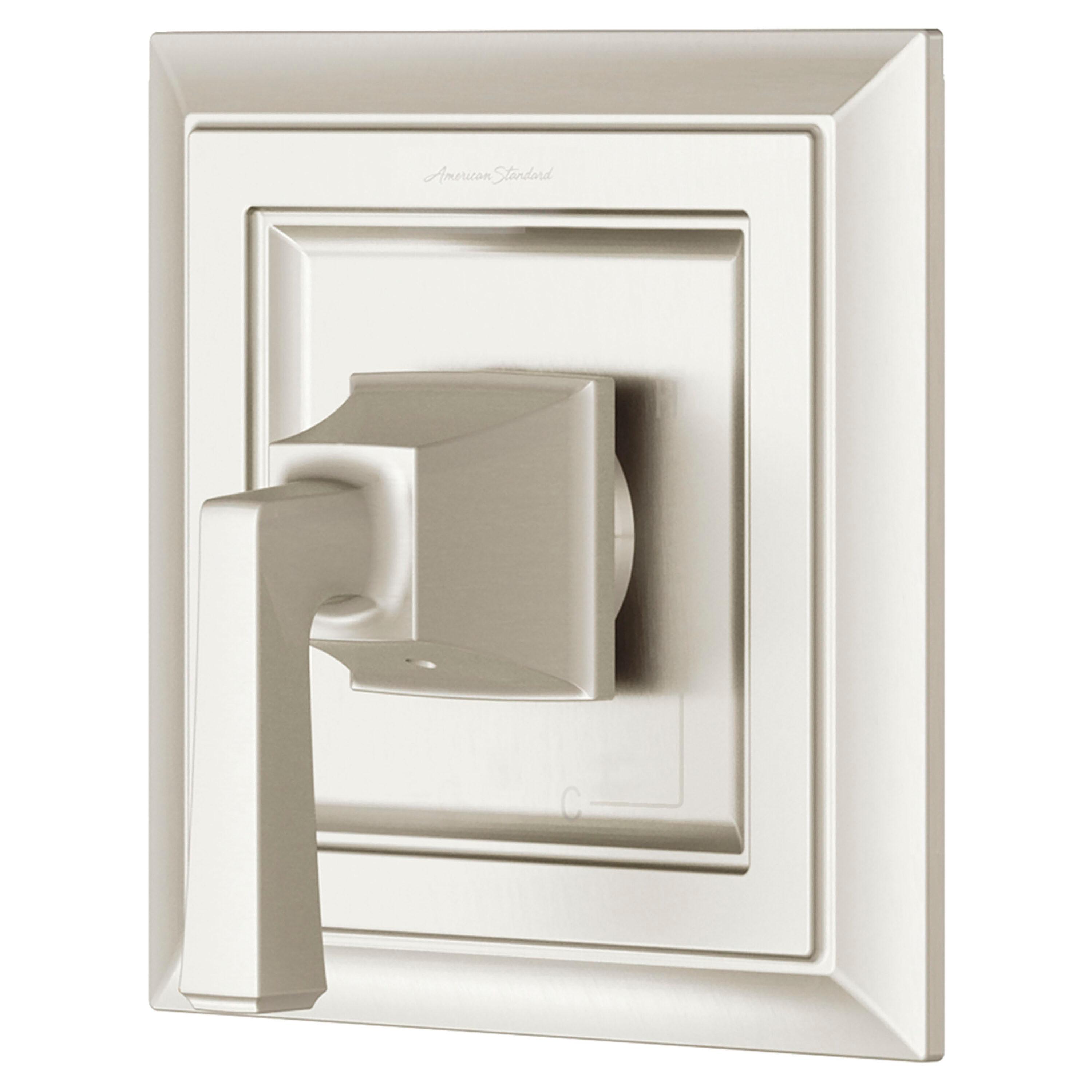 Town Square S 1-Handle Valve Trim Kit for Flash Rough-in Valves in Brushed Nickel (Valve Not Included)