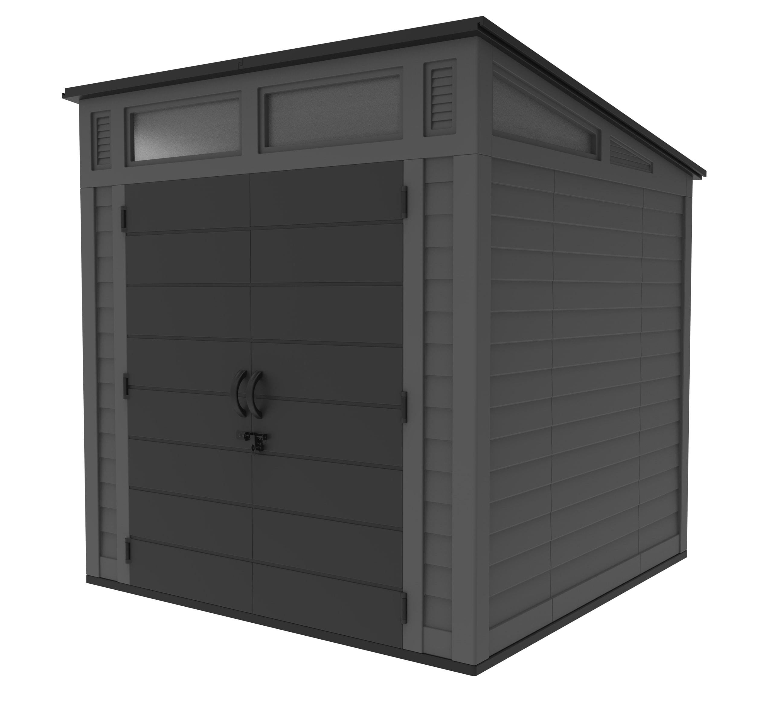 Suncast Suncast Modernist 7 ft. W x 7 ft. D Resin Storage Shed