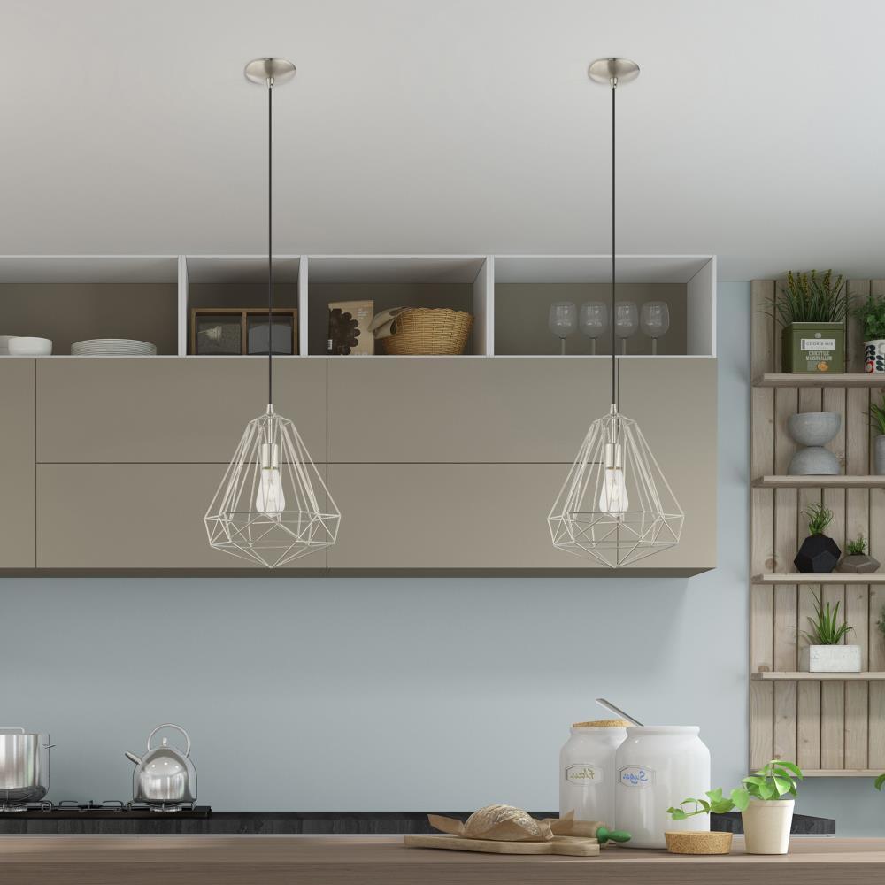 Livex Lighting Knox 1 - Light Pendant in  Brushed Nickel