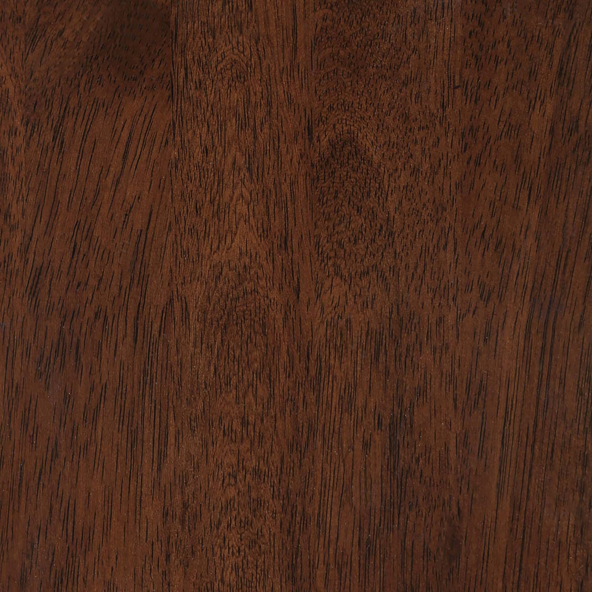 FurniFact Brown Round Coffee Table with Lower Shelf for Stylish Living Room Storage