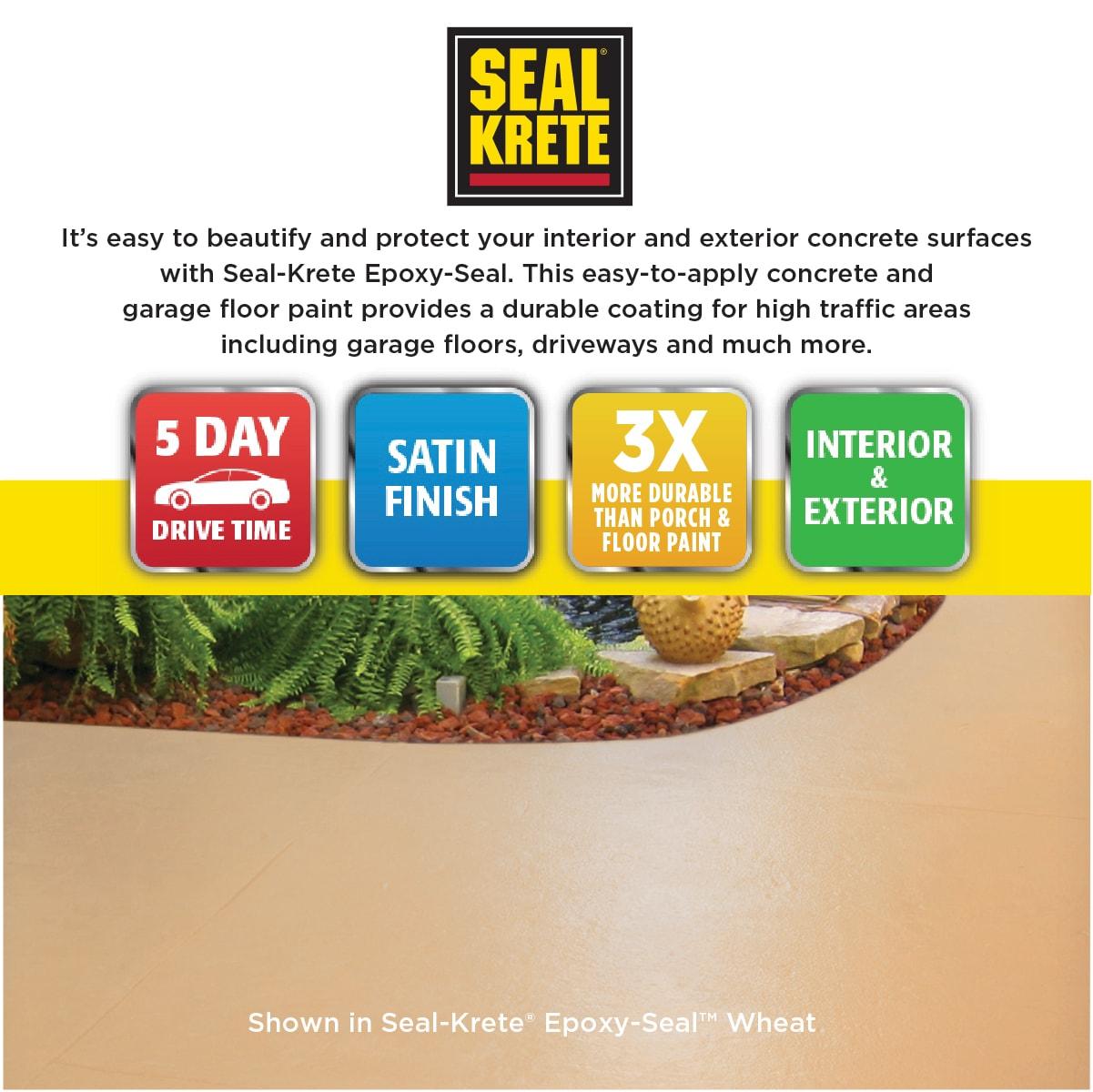 Clear-Seal, Seal-Krete Gloss Concrete Protective Sealer-607001, Gallon