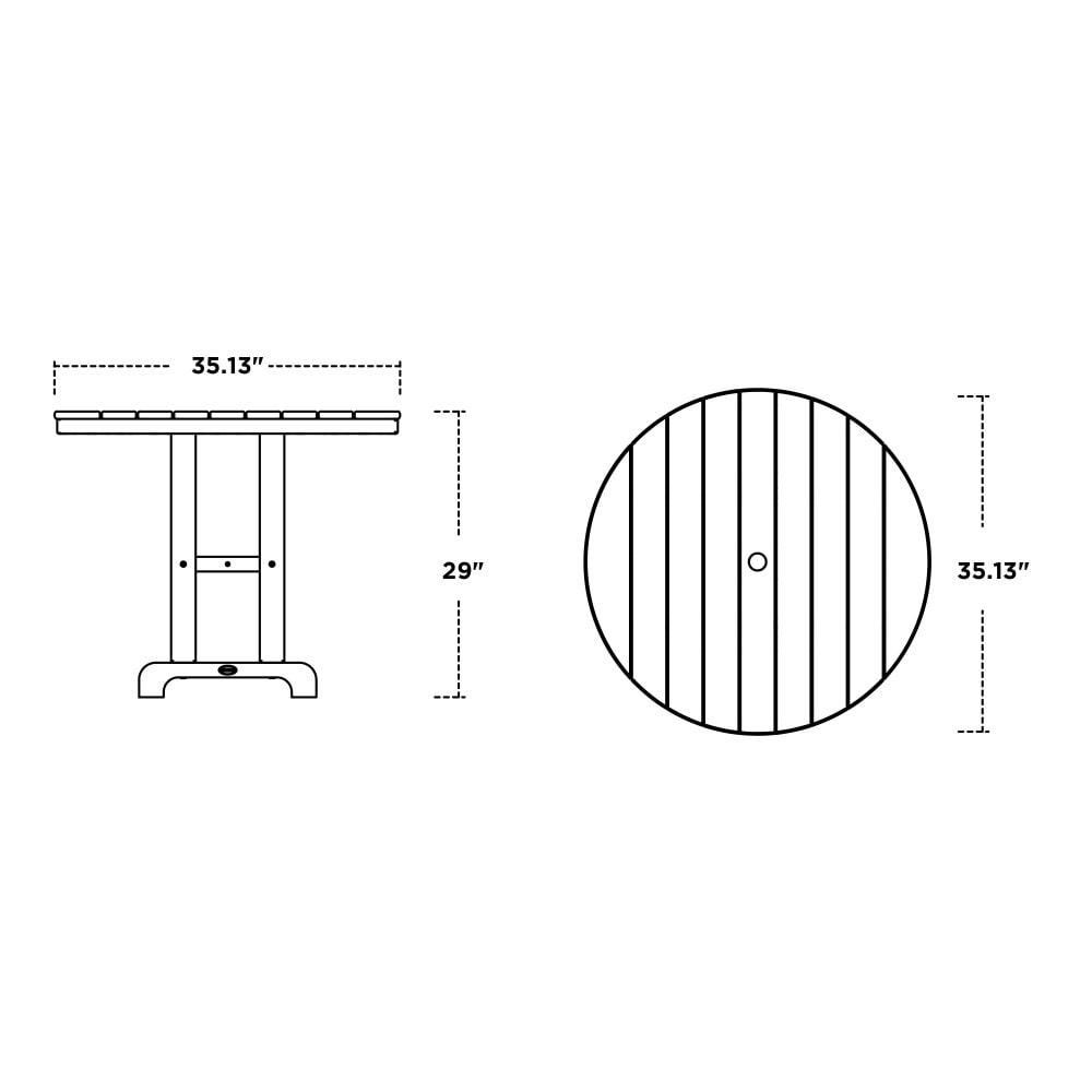 Mission 3-Piece Farmhouse Dining Set