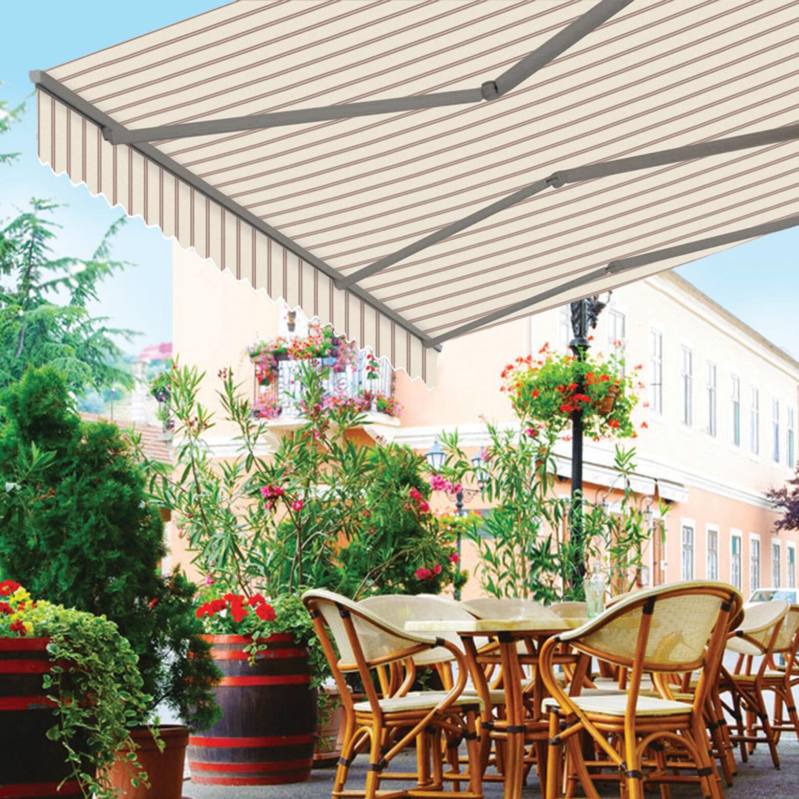Classic Motorized Retraction Slope Patio Awning