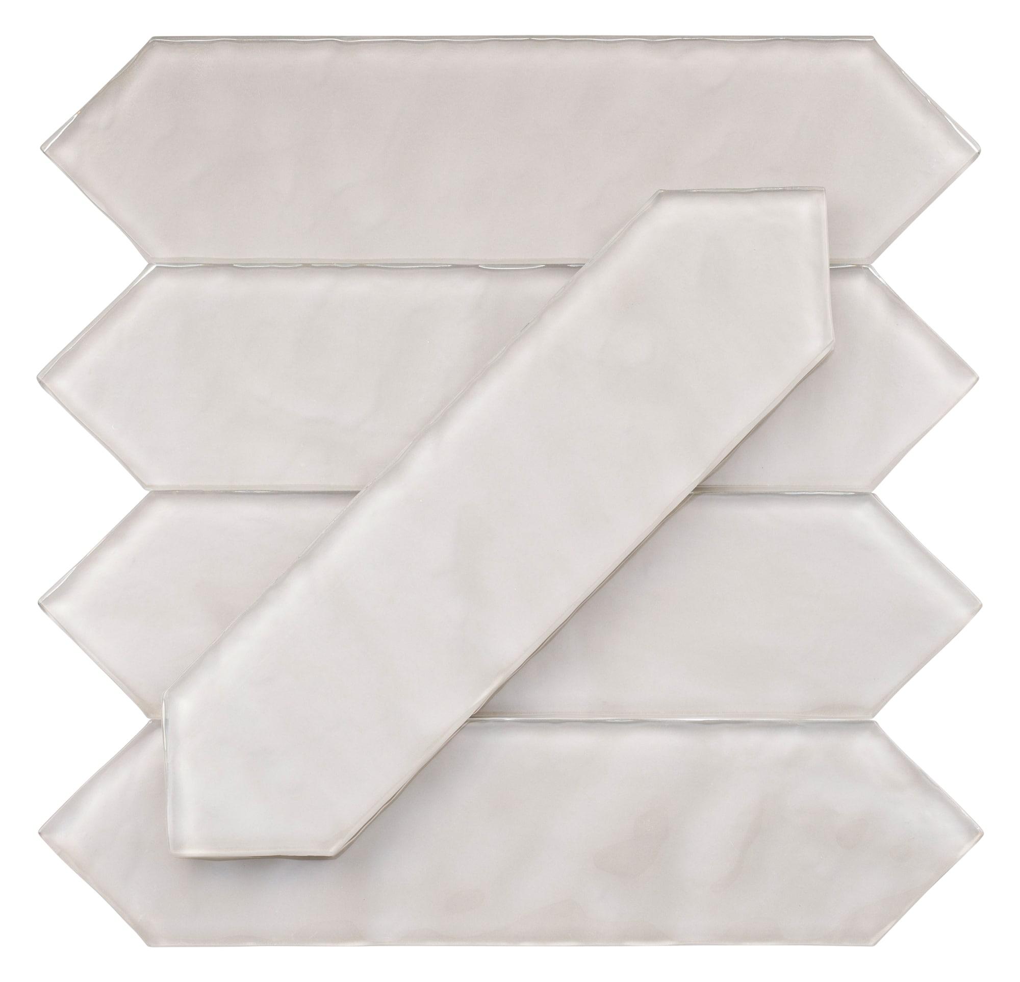Ergo 3" x 11" Picket Glass Kitchen Backsplash, Bathroom, Shower, Pool, Wall and Floor Tile