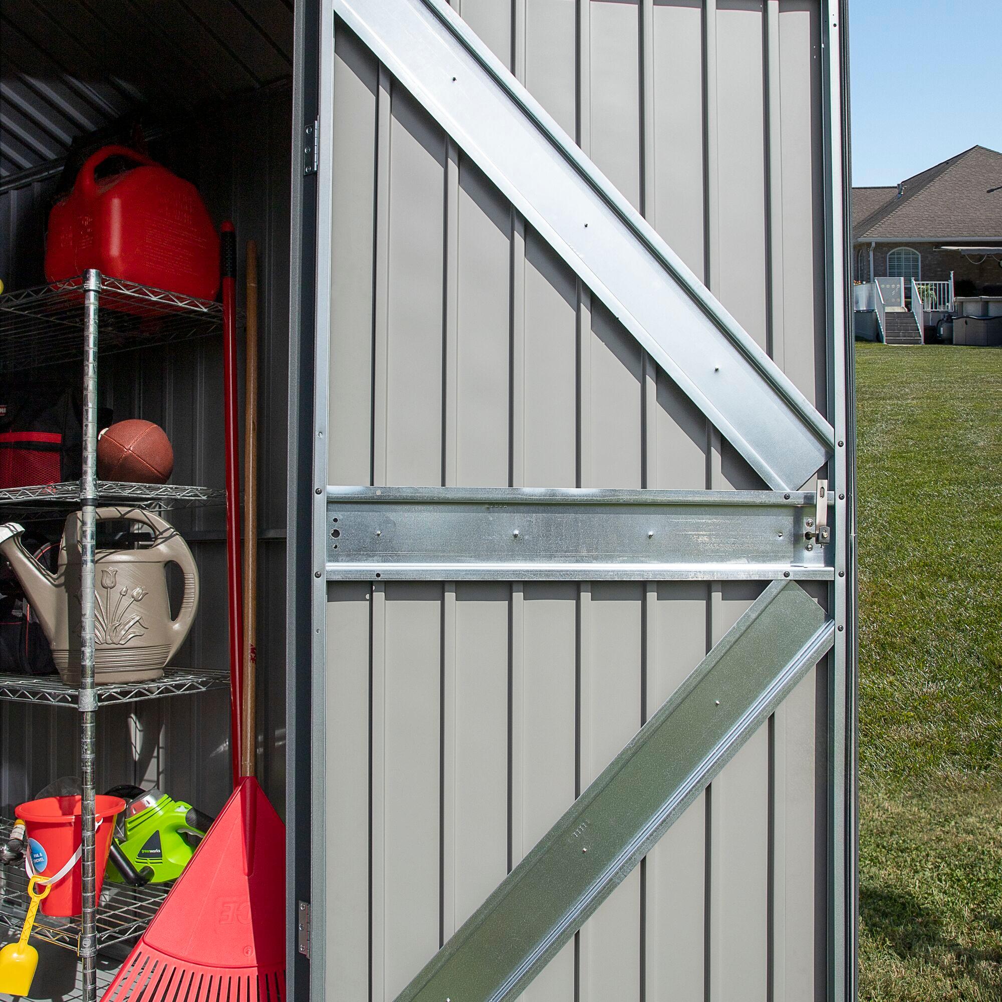 Arrow Arrow Elite 10 ft. W x 12 ft. D Galvanized Steel Storage Shed
