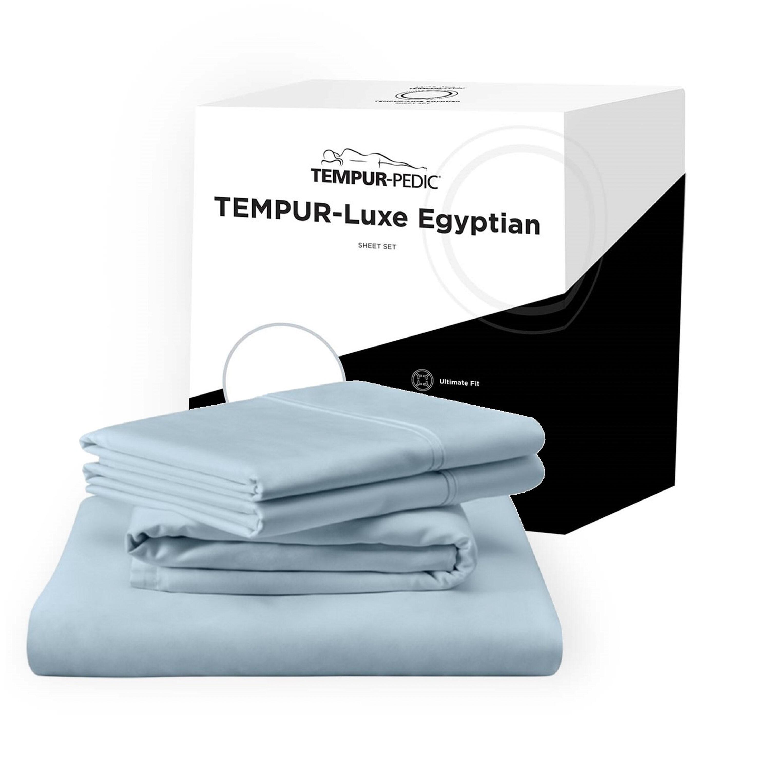 Tempur-Pedic Tempur Luxe Egyptian Cotton Sheet Set Sleepy Blue - King, Adult