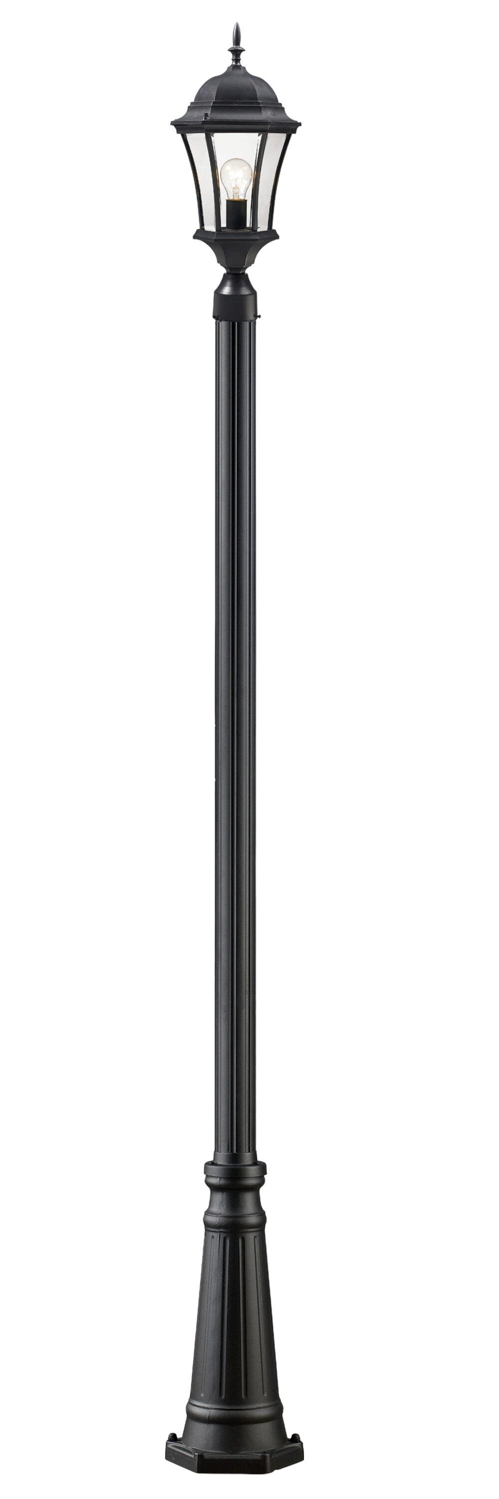 Z-Lite Wakefield 1 - Light Post Light in  Black