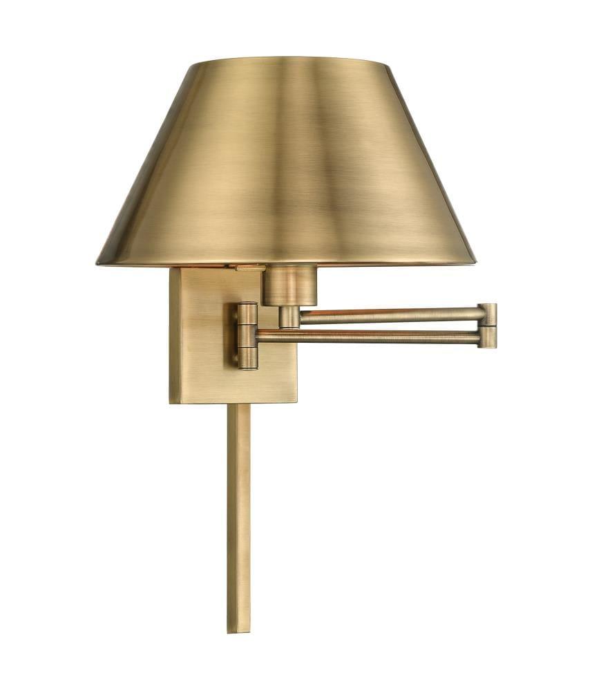 Brevan Steel Swing Arm Sconce
