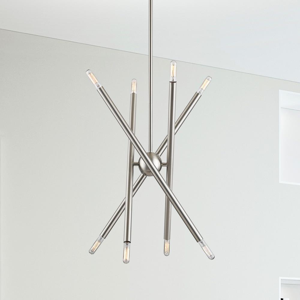 Livex Lighting Soho 8 - Light Chandelier in  Brushed Nickel