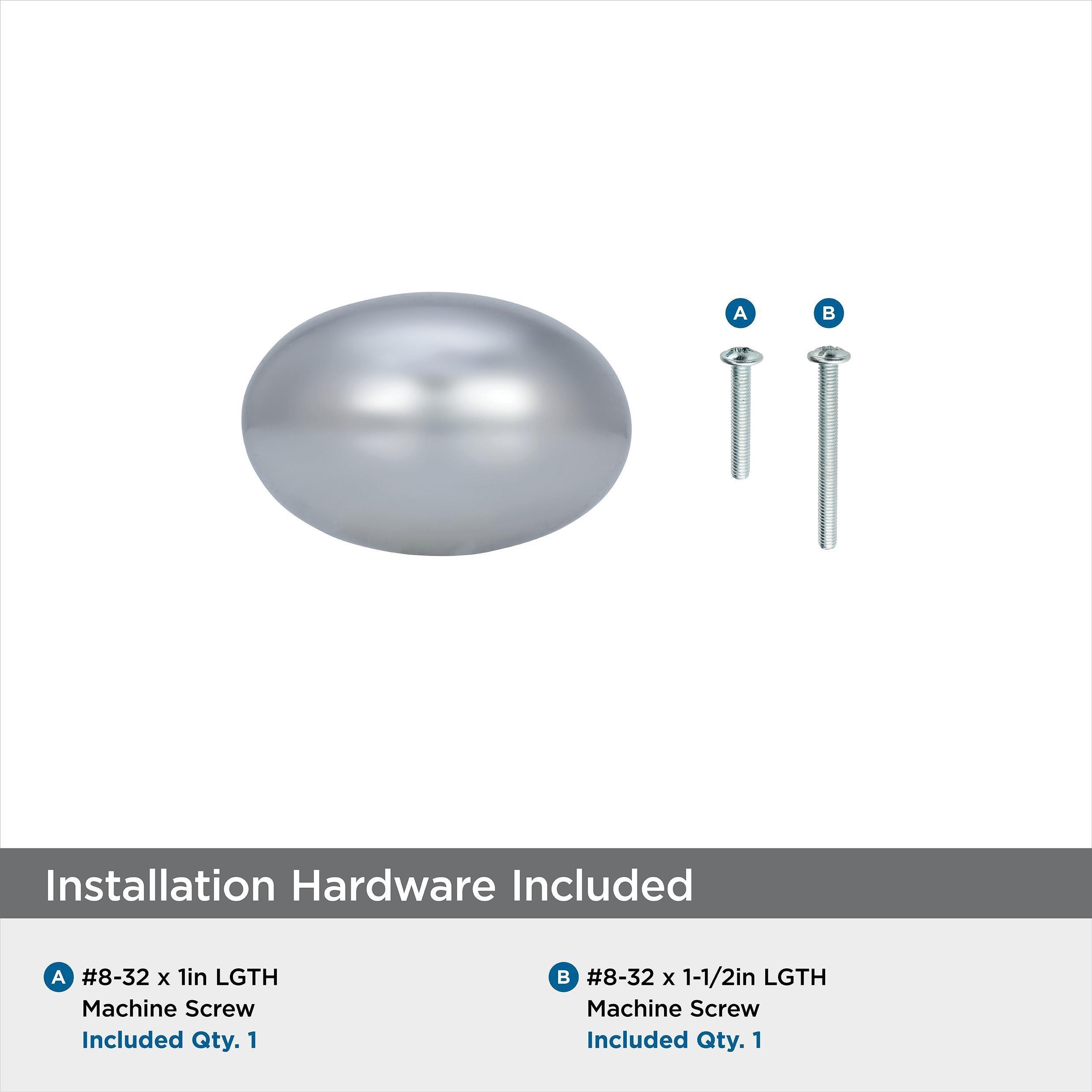 1 3/8" Length Oval Knob Multipack