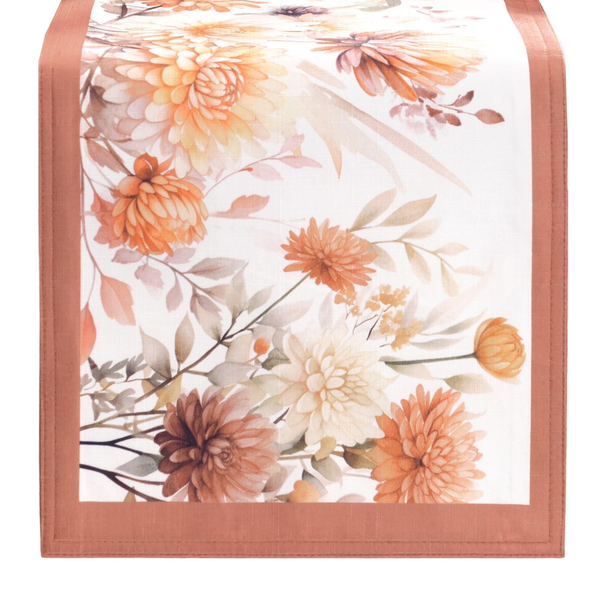 East Urban Home Autumn Blooms Table Runner