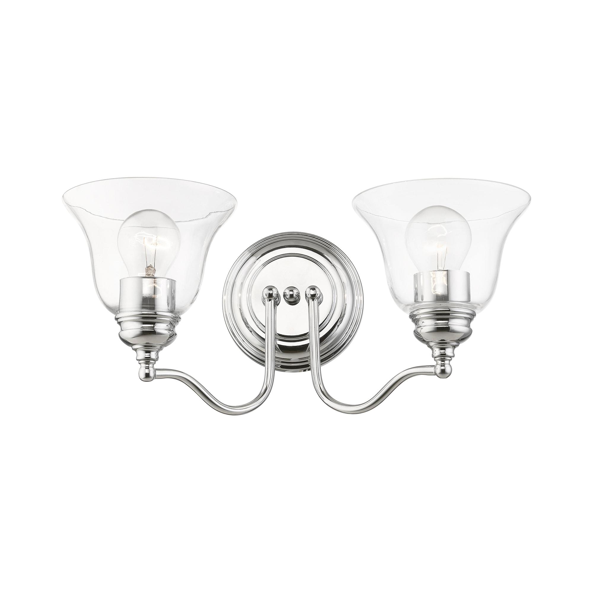 Livex Lighting Moreland 2 - Light Vanity in  Polished Chrome