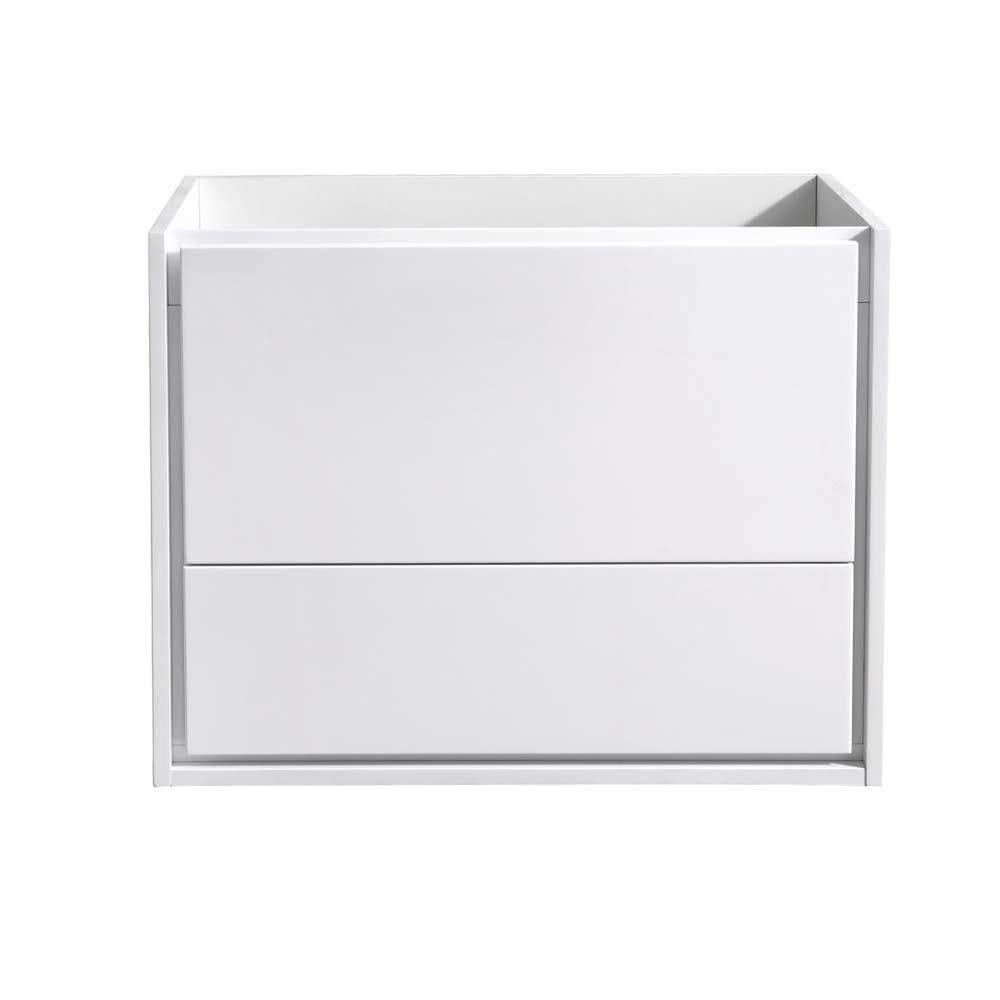 Catania 30" Wall Mount Single Modern Bathroom Cabinet - Cabinet Only (Top and Sink Not Included)