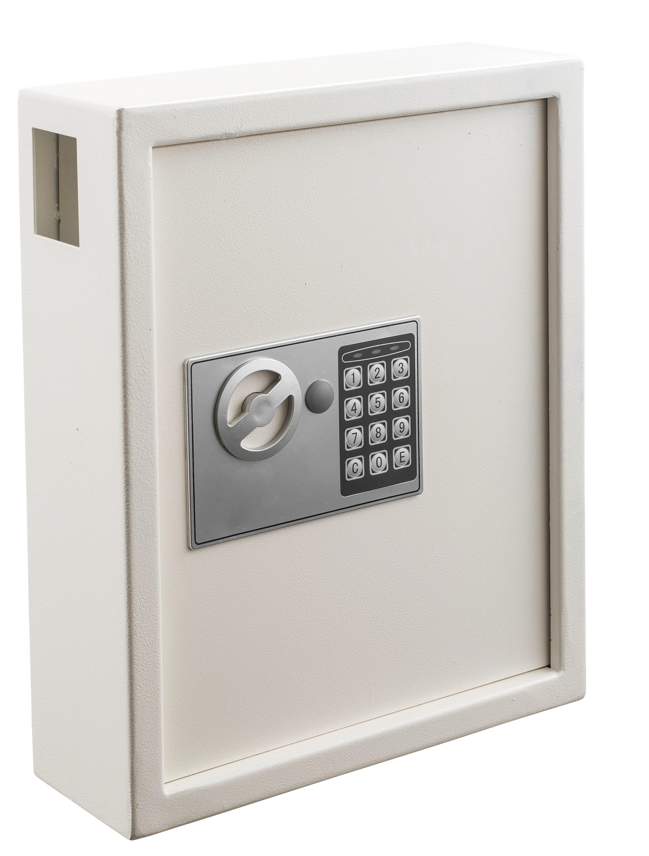 AdirOffice 40-Key Steel Digital Lock Key Cabinet with 140 Key Tags