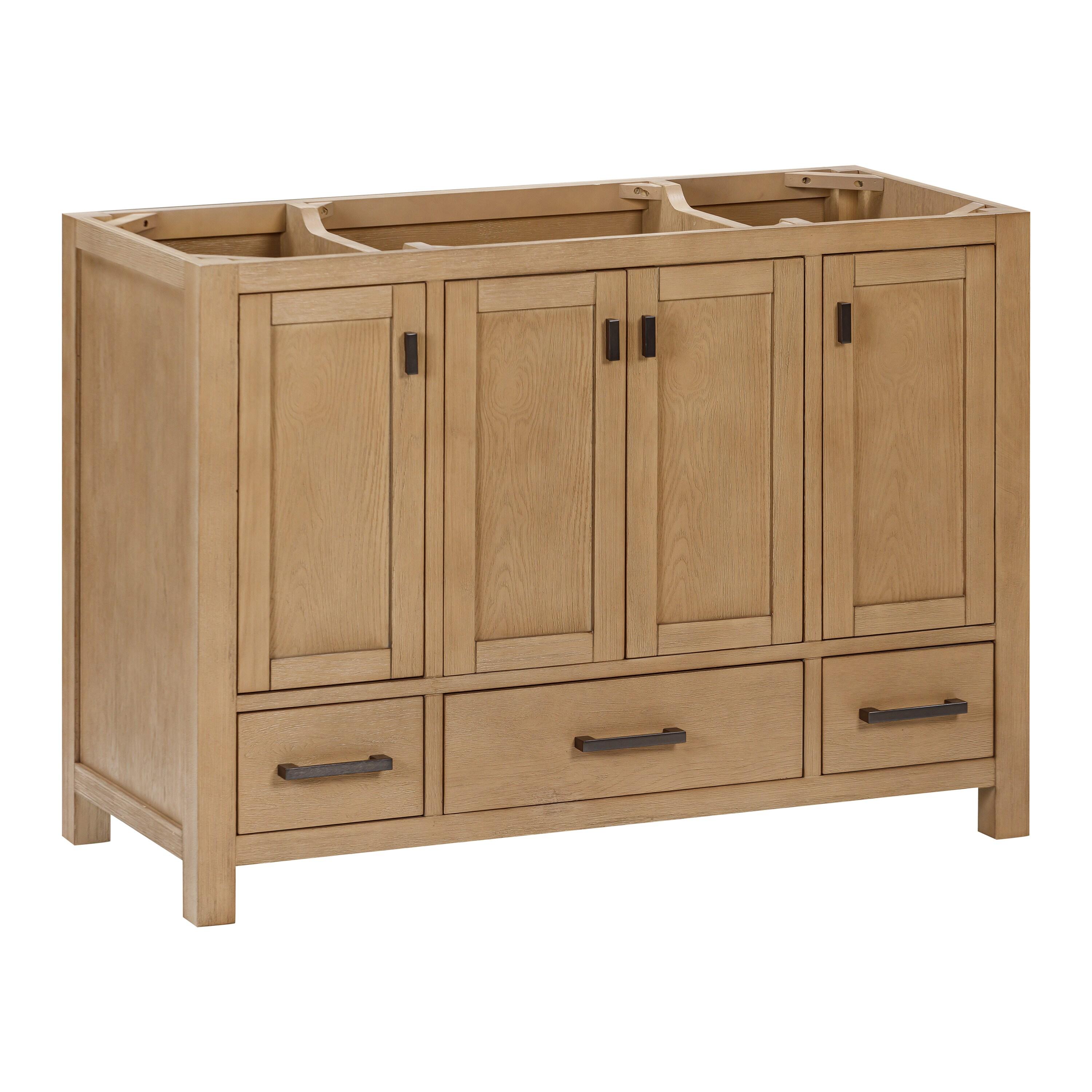 Modero 48'' Single Bathroom Vanity Base Only in Brushed Oak Finish