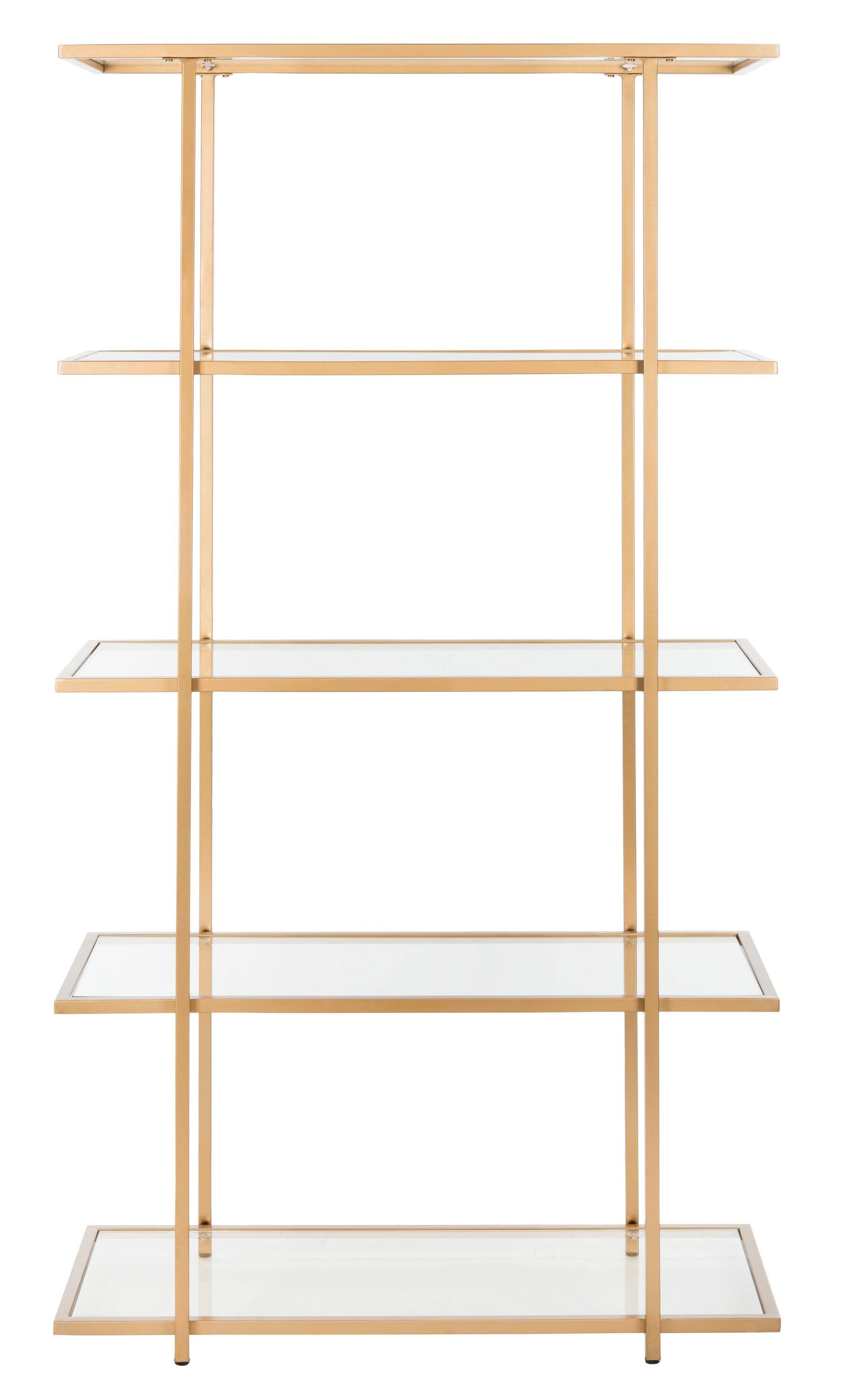 Francis 5 Tier Etagere - ETG6202 - Gold/Clear - Safavieh