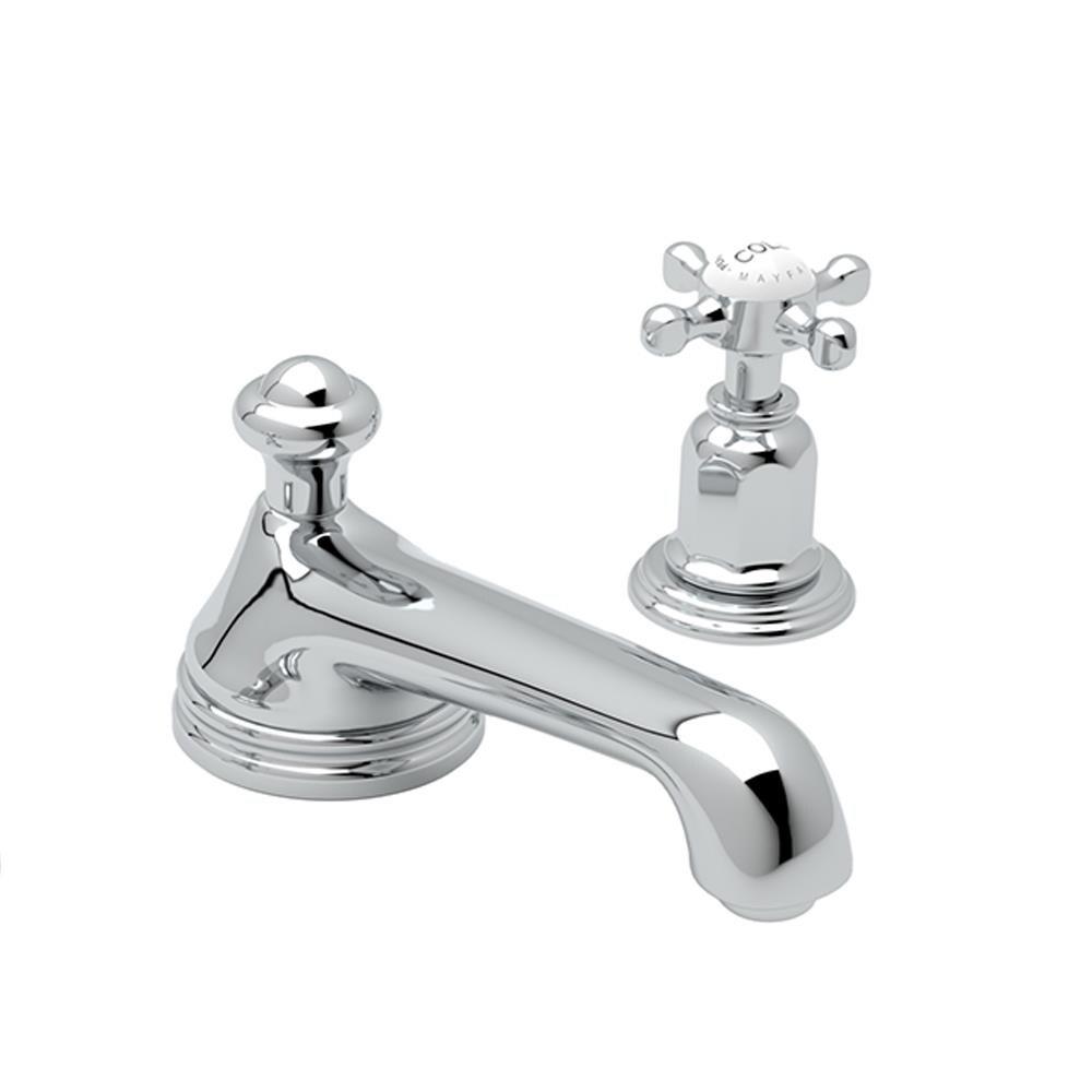 Edwardian Widespread Lavatory Faucet With Low Spout