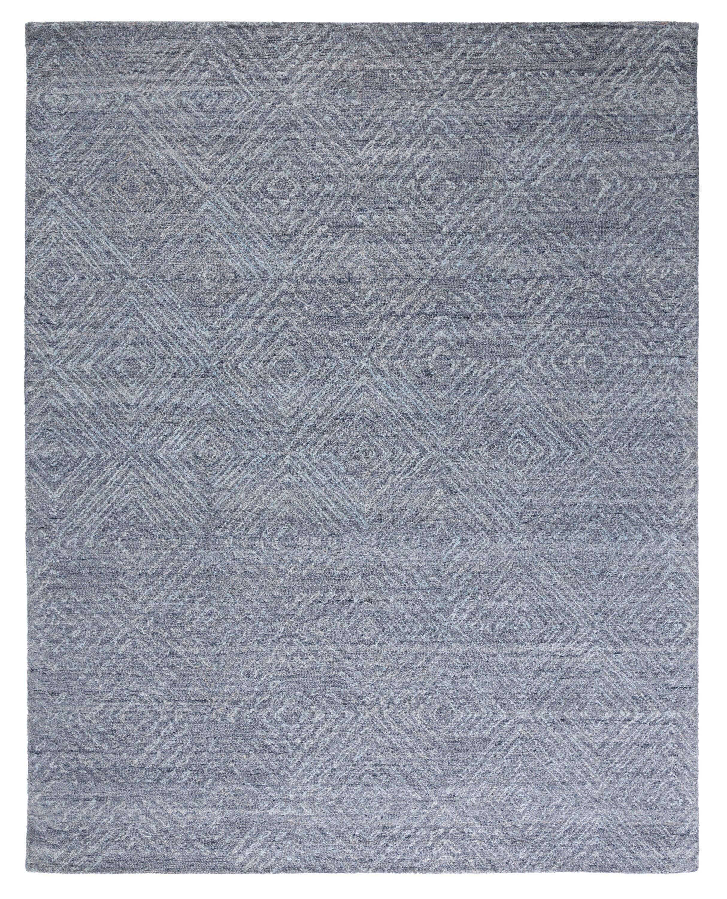 George Oliver Abstract Hand Tufted Performance Geometric Rug