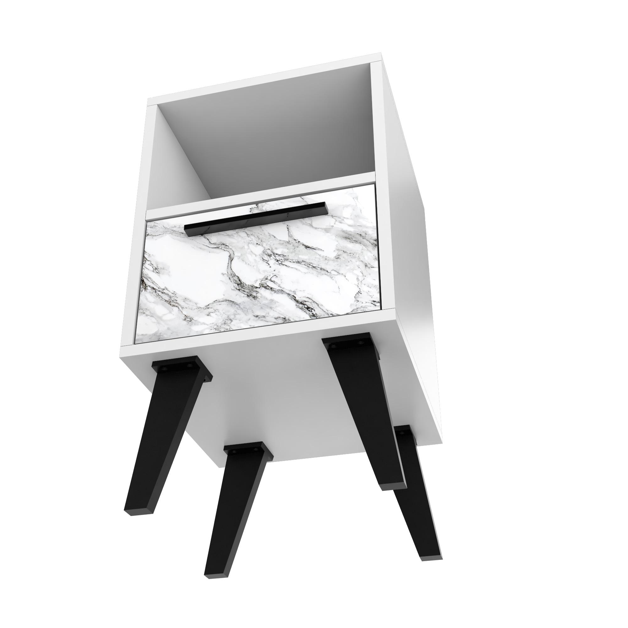 Mid-Century- Modern Amsterdam Nightstand 1.0 with 1 Shelf