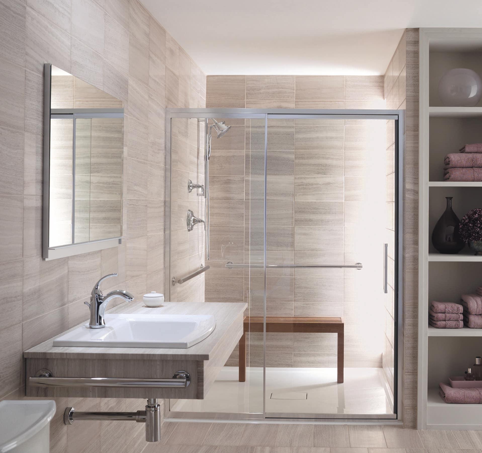 Archer® Vitreous China Rectangular Drop-In Bathroom Sink with Overflow