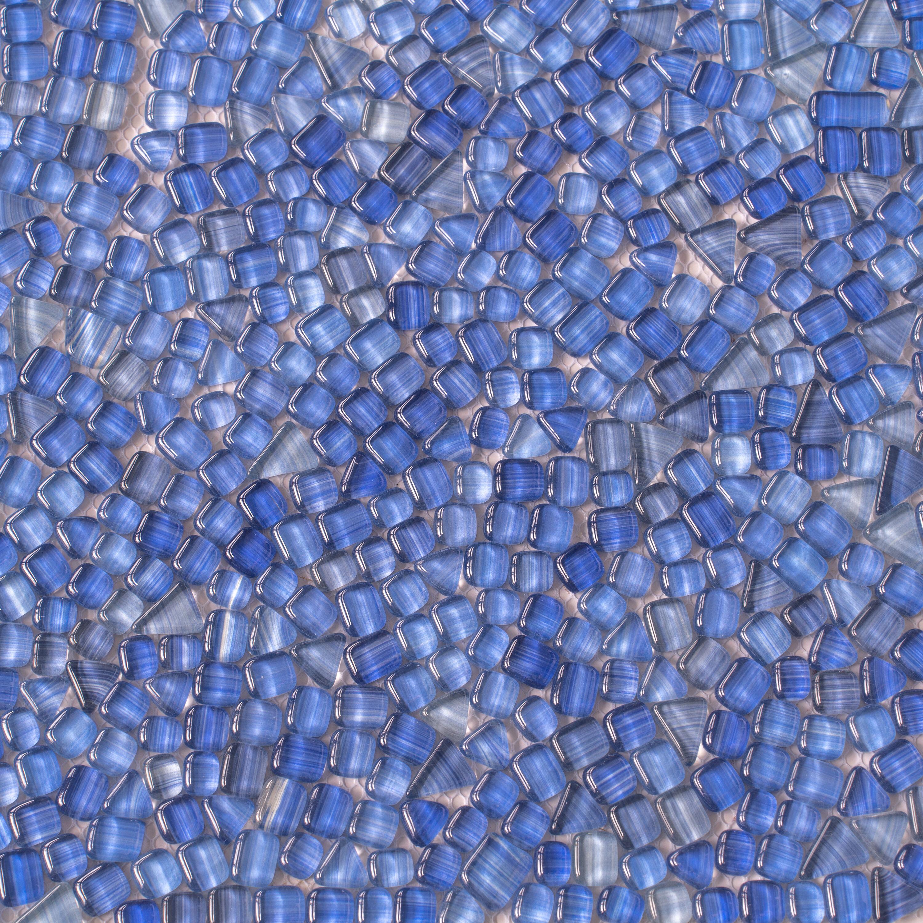 Glass Pebbles Mosaic Wall & Floor Tile