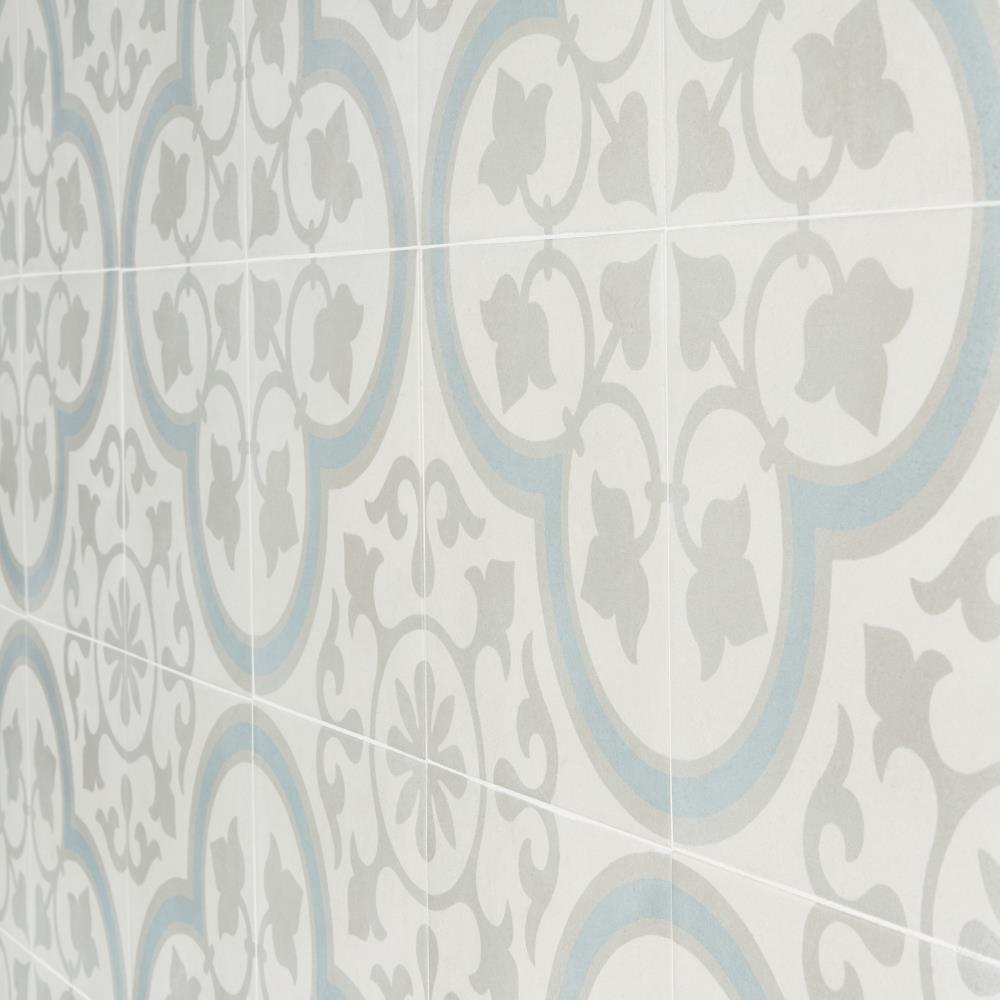 Plumeria 9" x 9" Porcelain Field Tile (10.65 sq. ft./ Case)