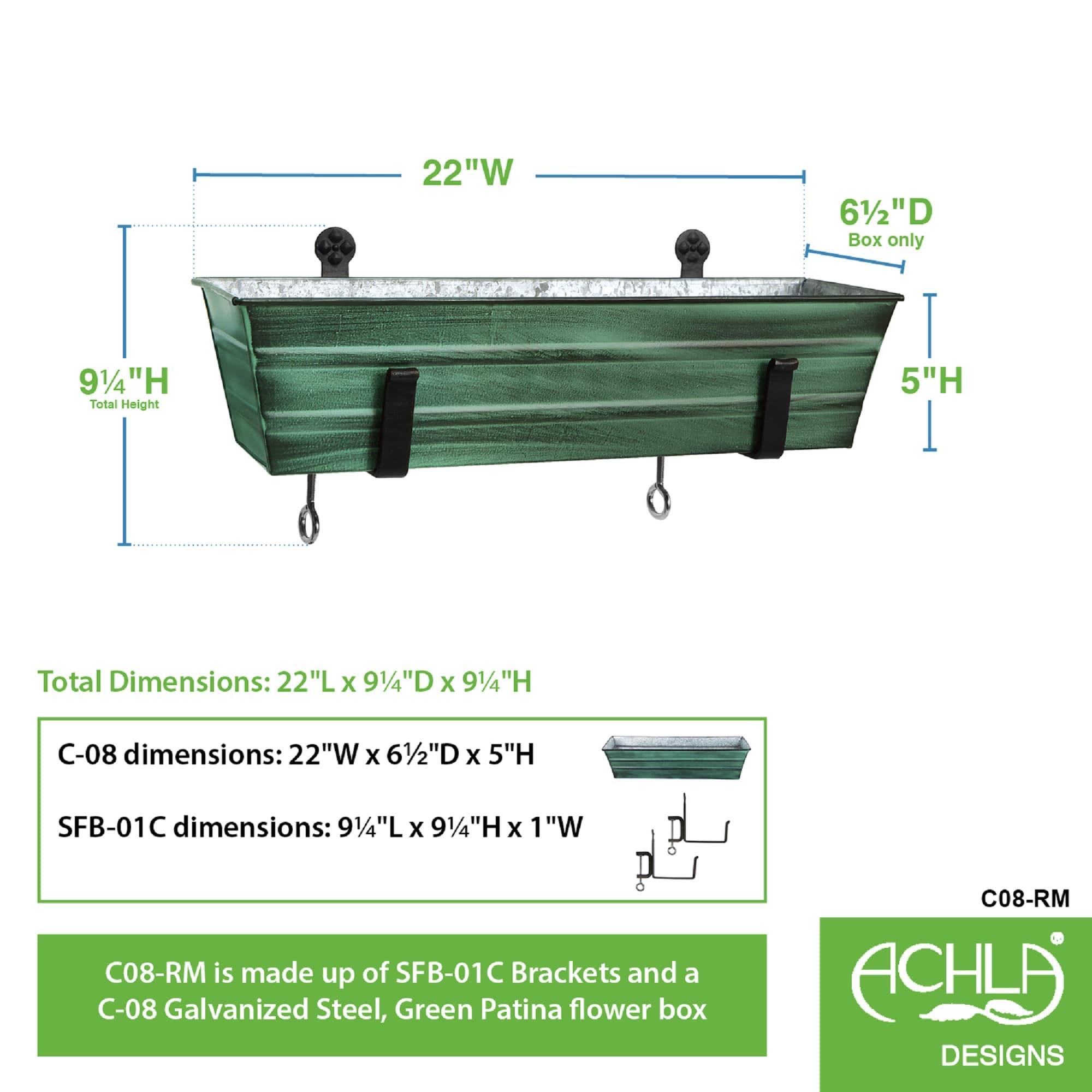 Metal Window Box Planter