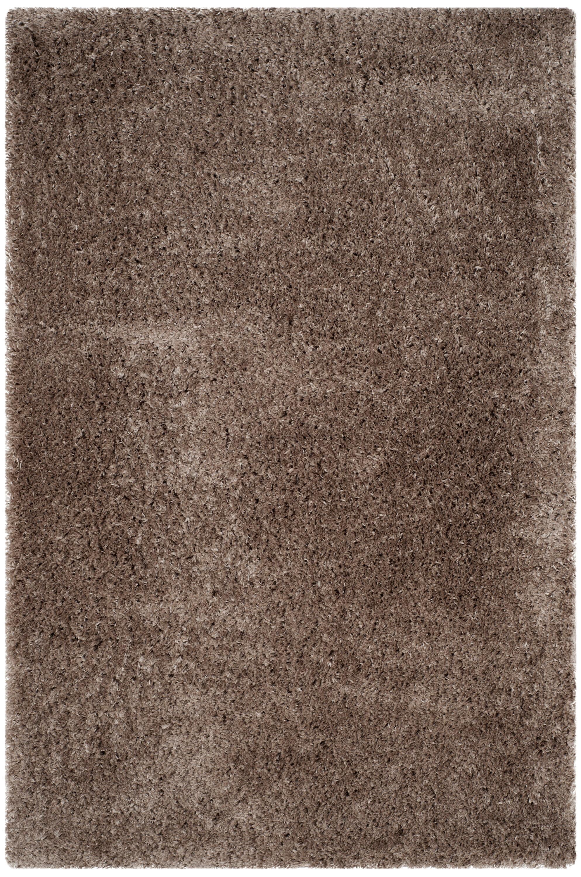 Indie Shag SGI320 Power Loomed Area Rug - Mushroom - 4'x4' - Safavieh.