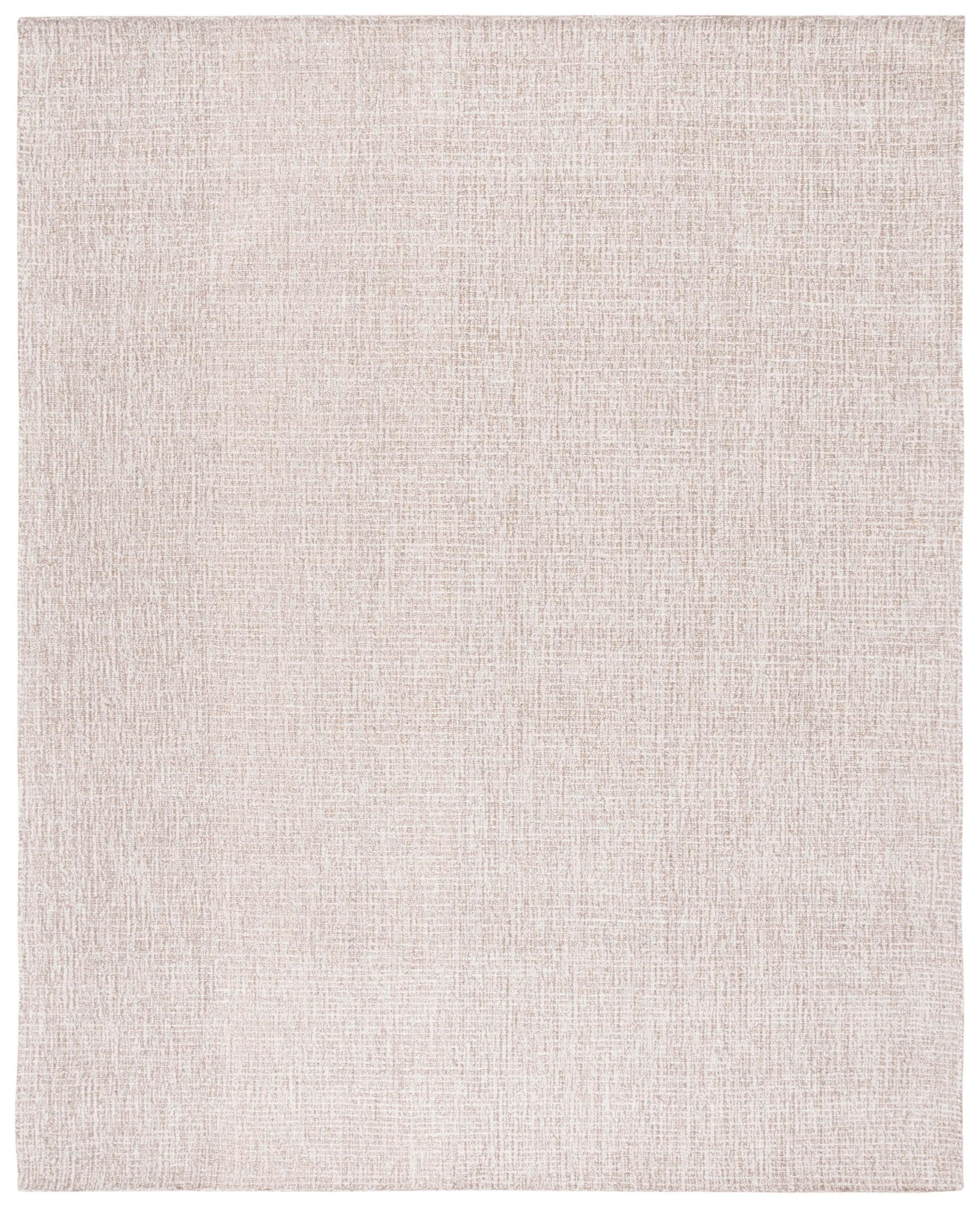 SAFAVIEH Abstract Delia Geometric Wool Area Rug, Ivory/Grey, 9' x 12'