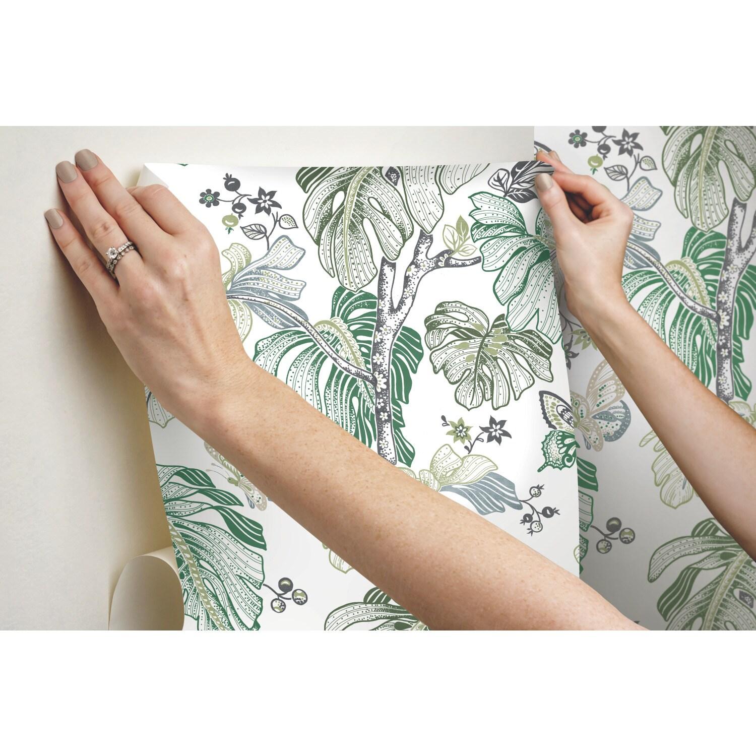 Boho Palm Peel and Stick Wallpaper