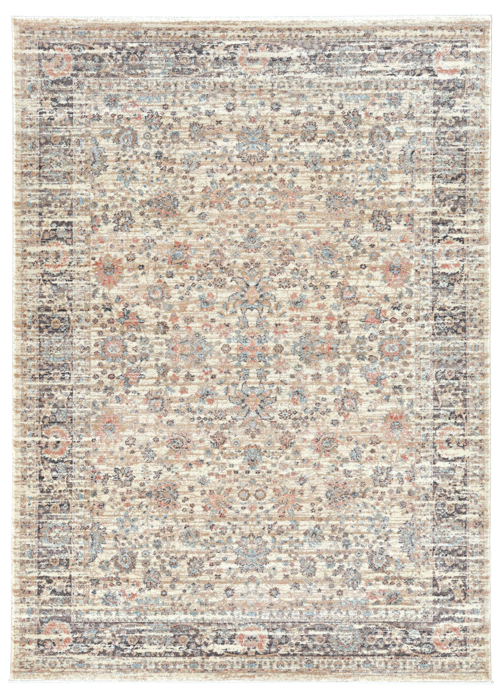 Seriate Classic Beige Synthetic Reversible Area Rug 7'10" x 10'6"