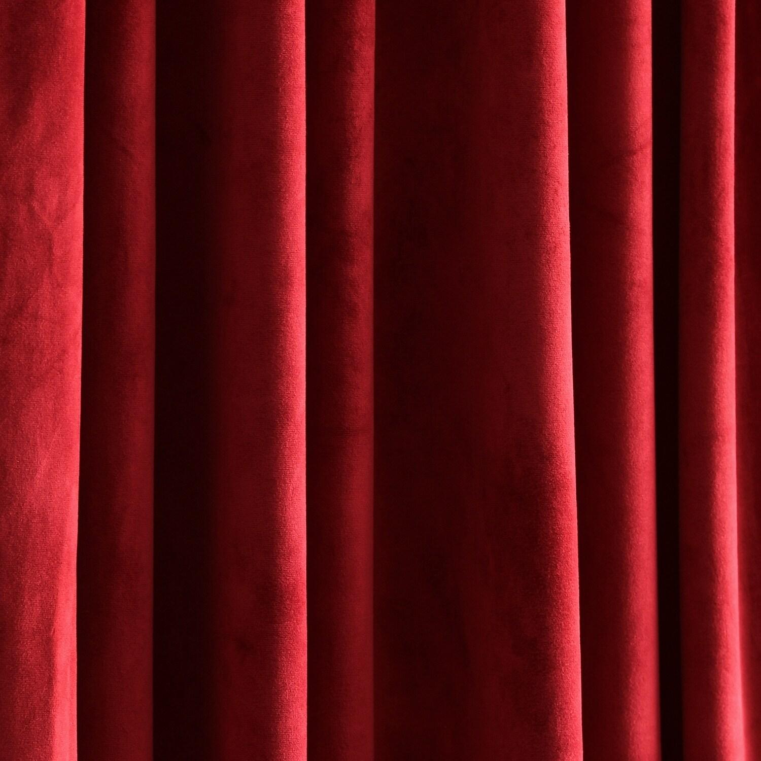 Lush Decor Prima Velvet Solid Velvet Room Darkening Curtain Pair (Set of 2)