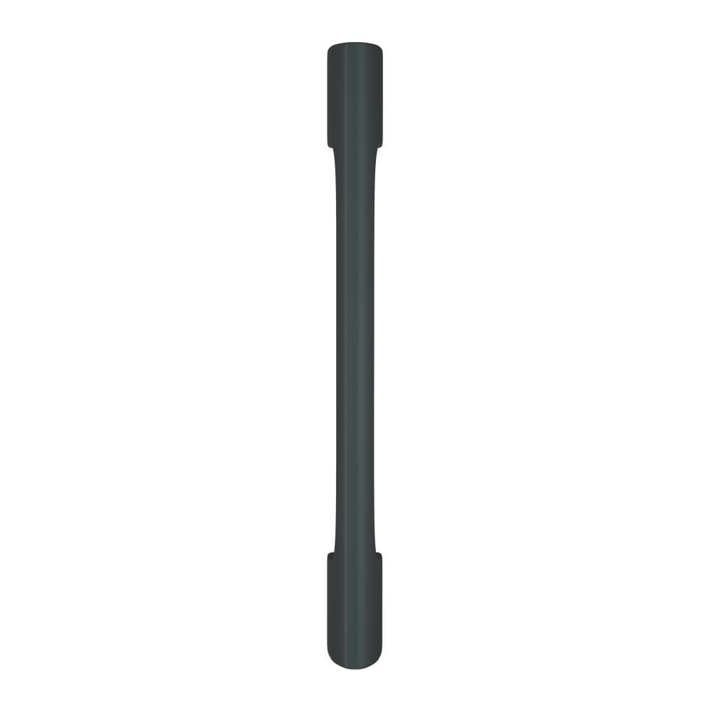 Amerock Riva 3-3/4 inch (96mm) Center-to-Center Matte Black Cabinet Pull