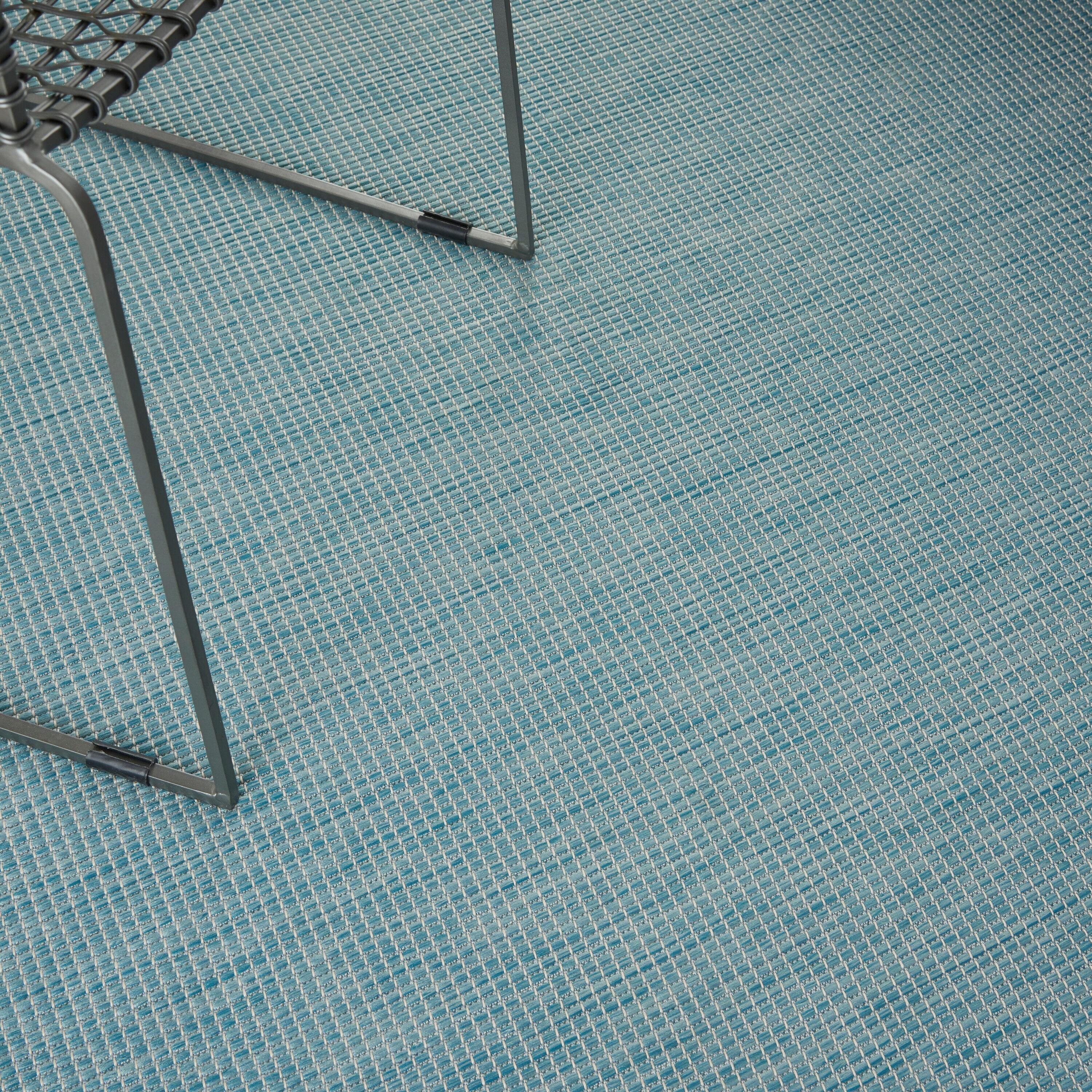 Nourison Positano POS01 Indoor/outdoor Area Rug - Aqua 5' x 7'