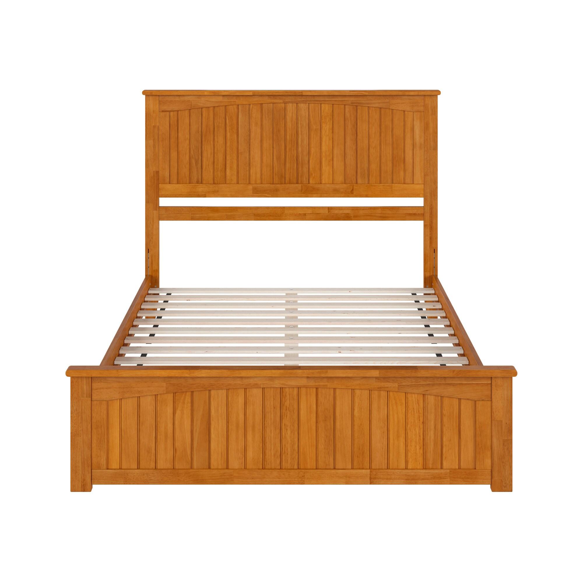 AFI Furnishings Nantucket Low Profile Solid Wood Platform Bed with Matching Footboard