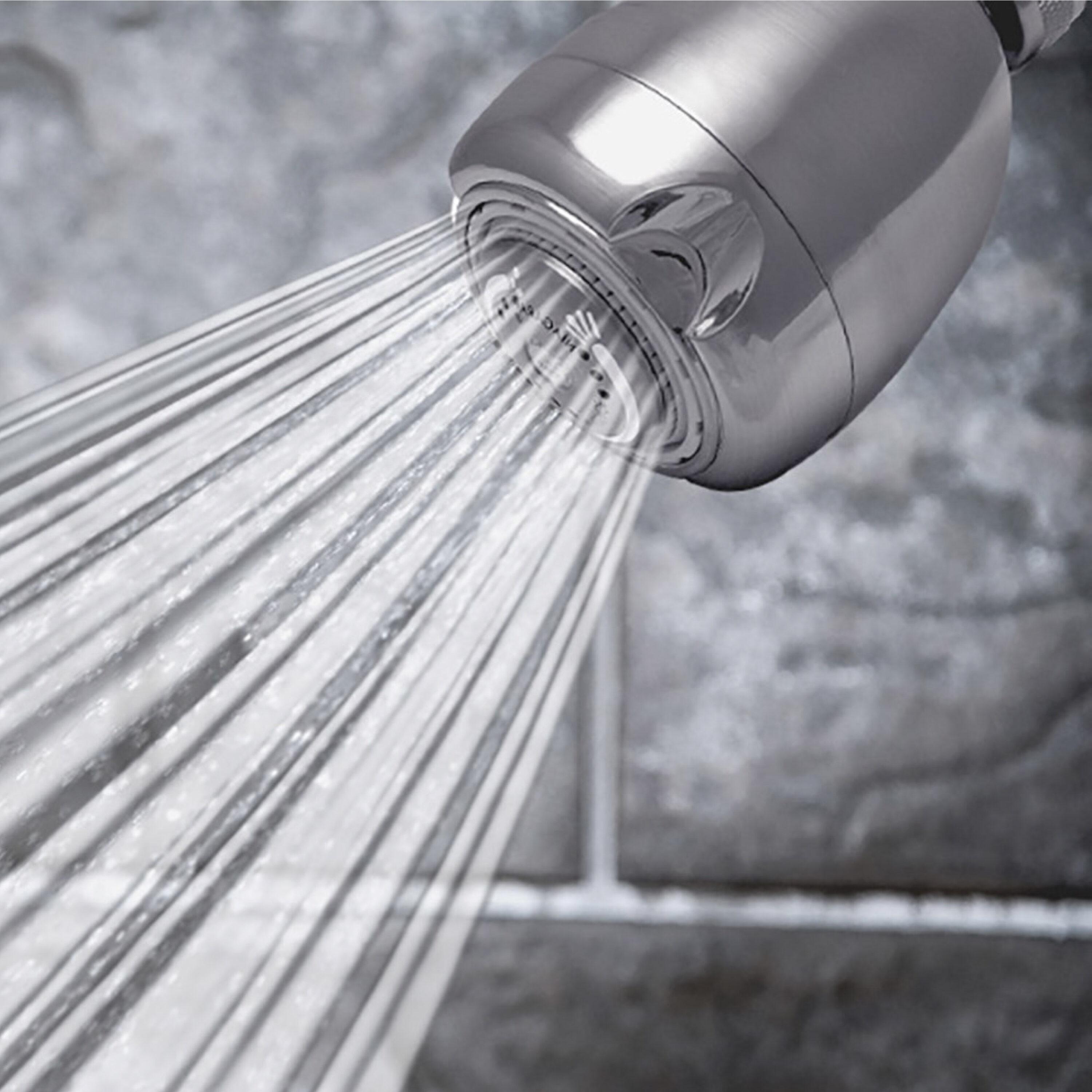 Niagara Conservation Earth Spa 3-Spray with 1.5 GPM 2.7-in. Wall Mount Adjustable Fixed Shower Head - Brushed Nickel