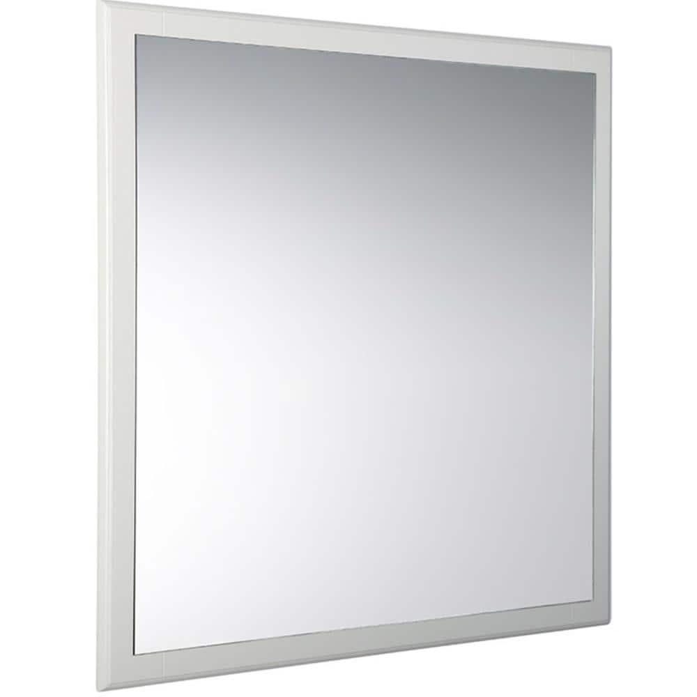 Oxford Wood Flat Wall Mirror