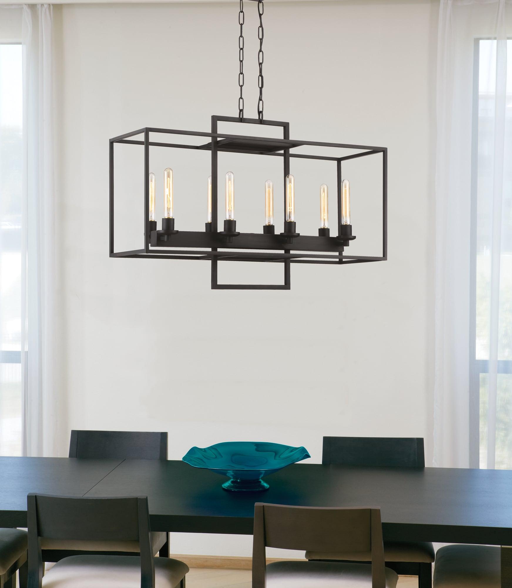Craftmade 41528 Cubic 8 Light 36" Wide Linear Chandelier - Bronze