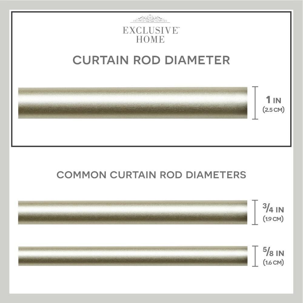 Lark Manor™ Robillard Adjustable 1" Single Curtain Rod