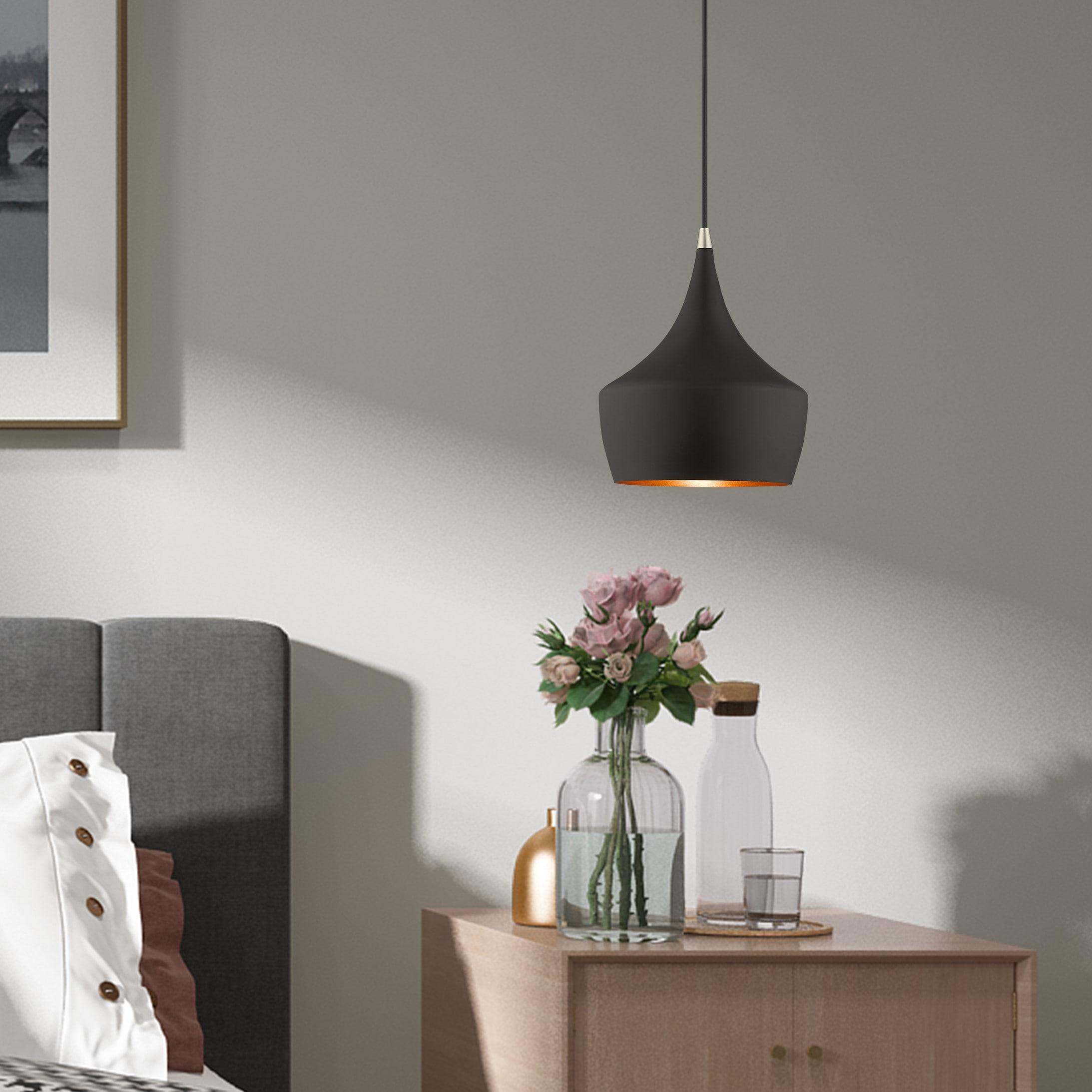 Schultz Single Light Metal Dimmable Pendant