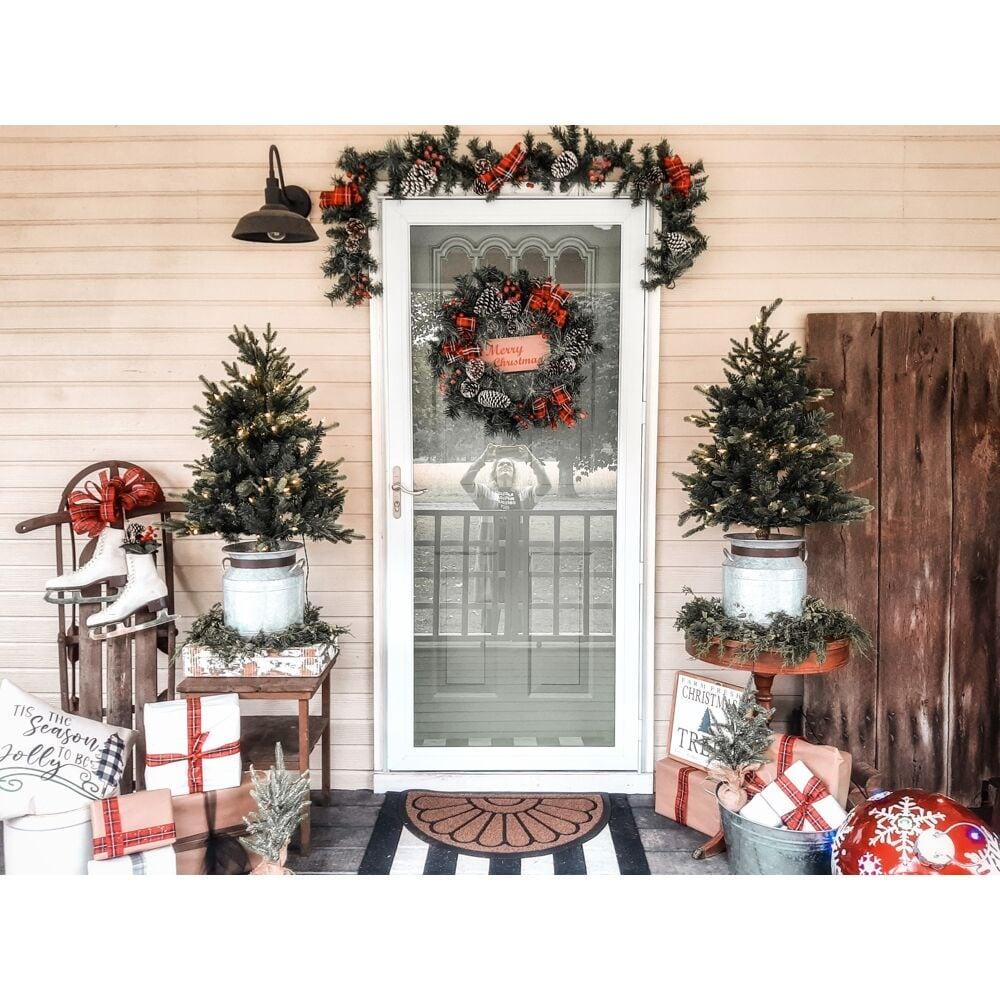 Fraser Hill Farm Christmas Wreath 72'' in. Faux Spruce Garland