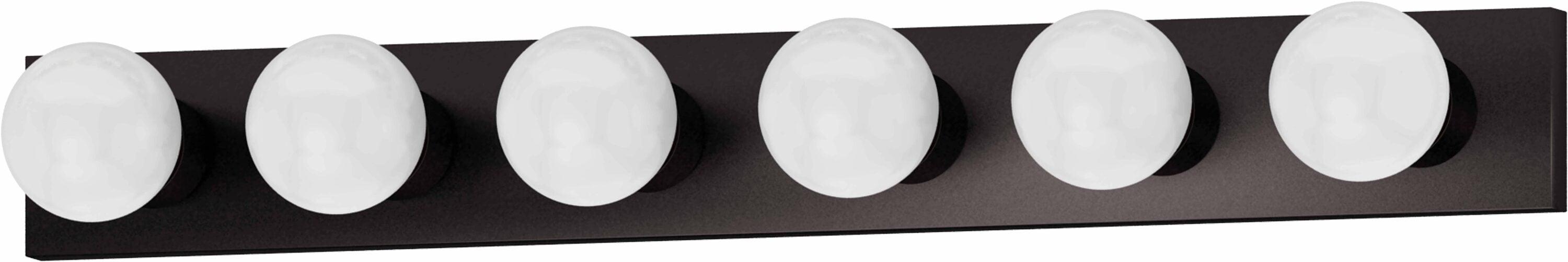 Volume Lighting V1026 6 Light 36" Width Bathroom Vanity Strip - Bronze